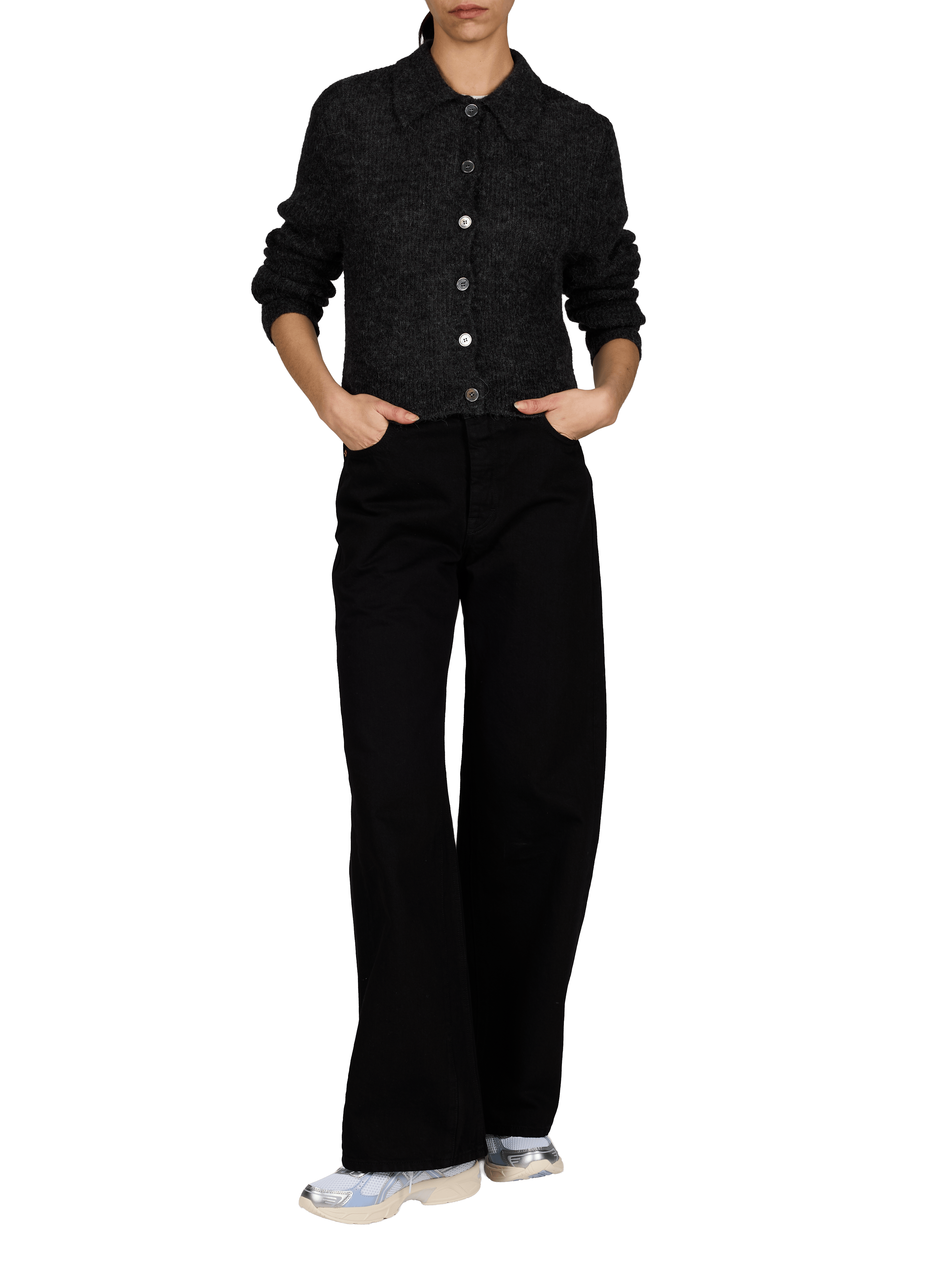 Pantalon droit en coton OUR LEGACY Noir