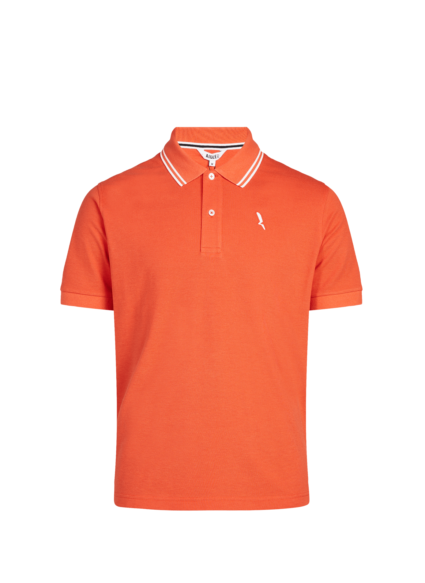 Short-sleeved polo shirt in blended cotton AIGLE Red