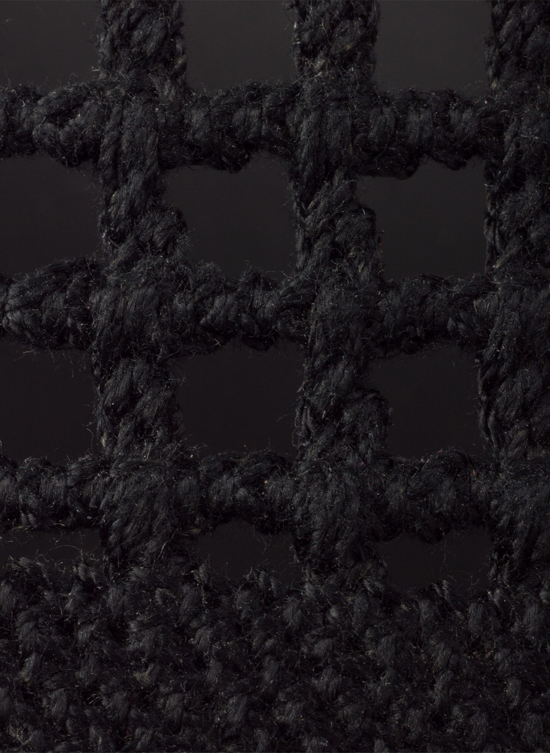 Sandales à plateforme compensée en crochet PRADA Noir