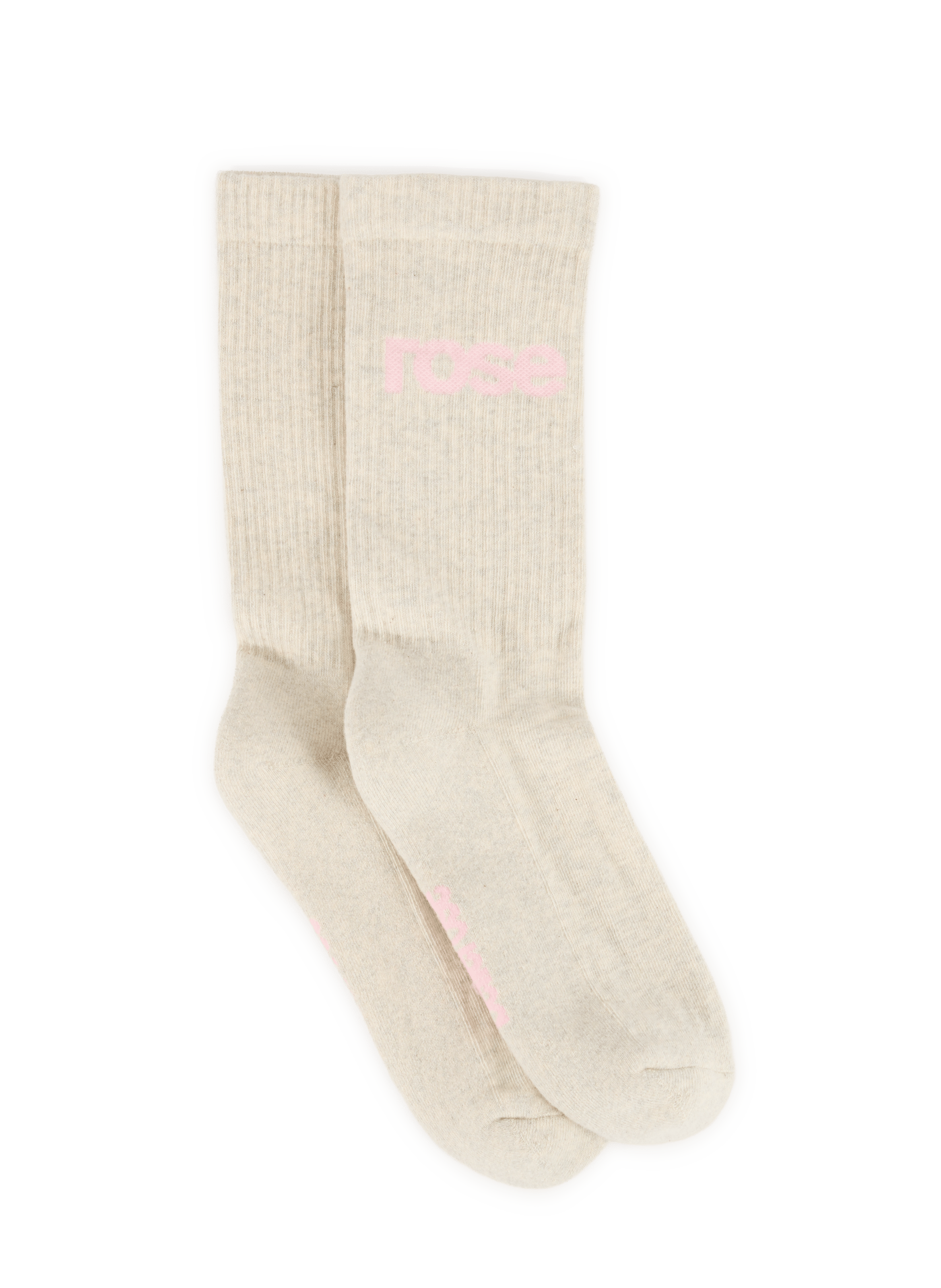 Chaussettes Vem côtelées en coton mélangé BELLEROSE Beige