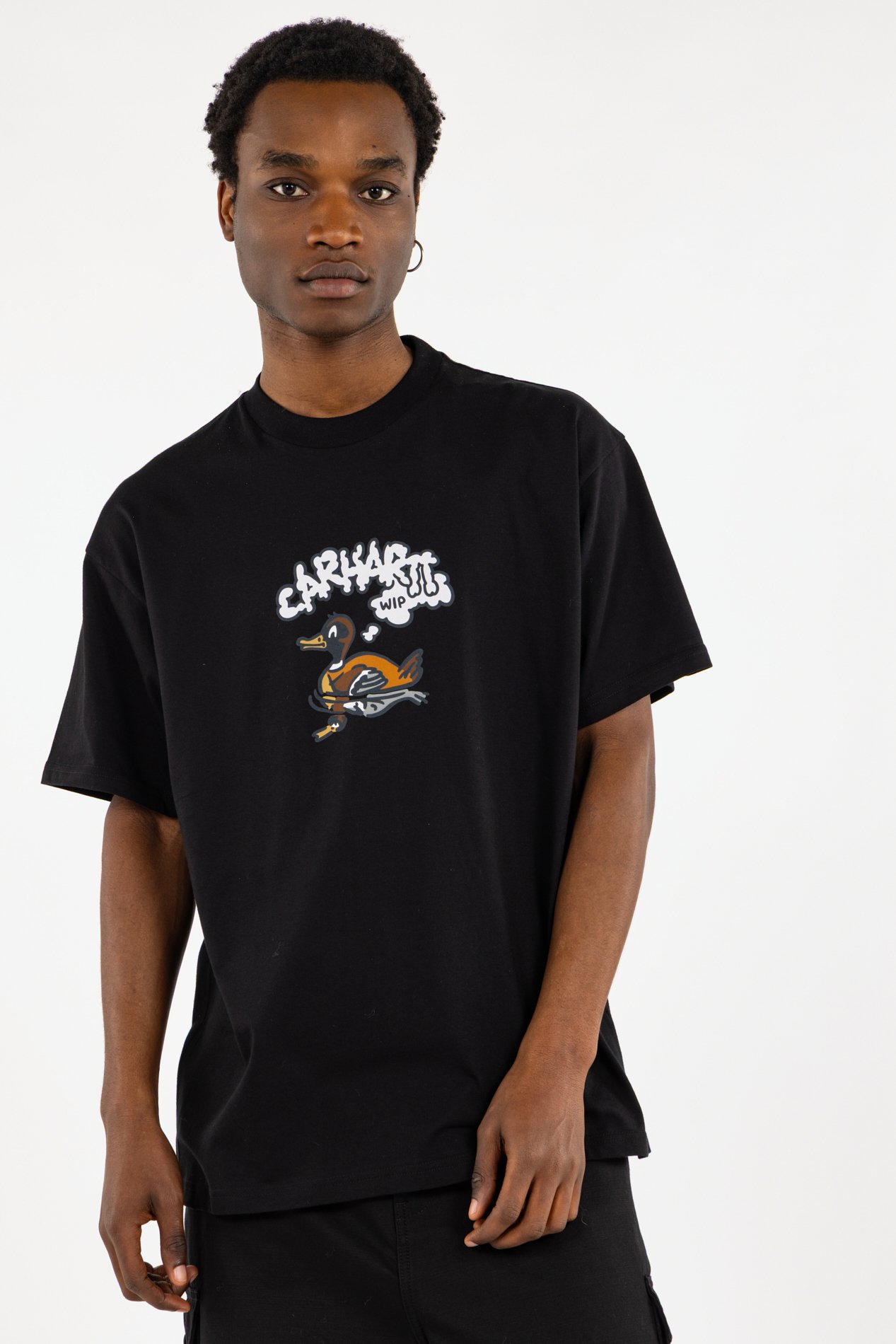 T-shirt s/s duck duck t-shirt CARHARTT WIP Noir