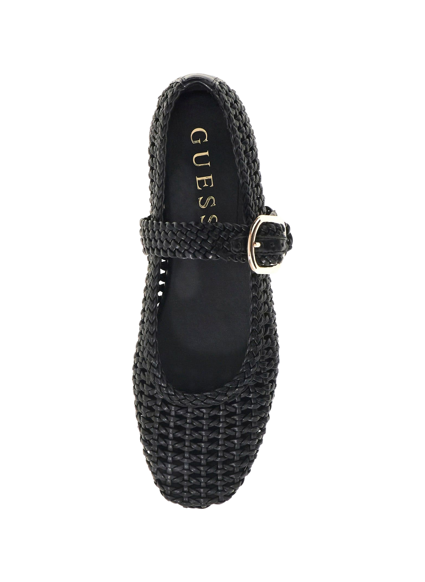 Braided Ballerina Flats GUESS Black