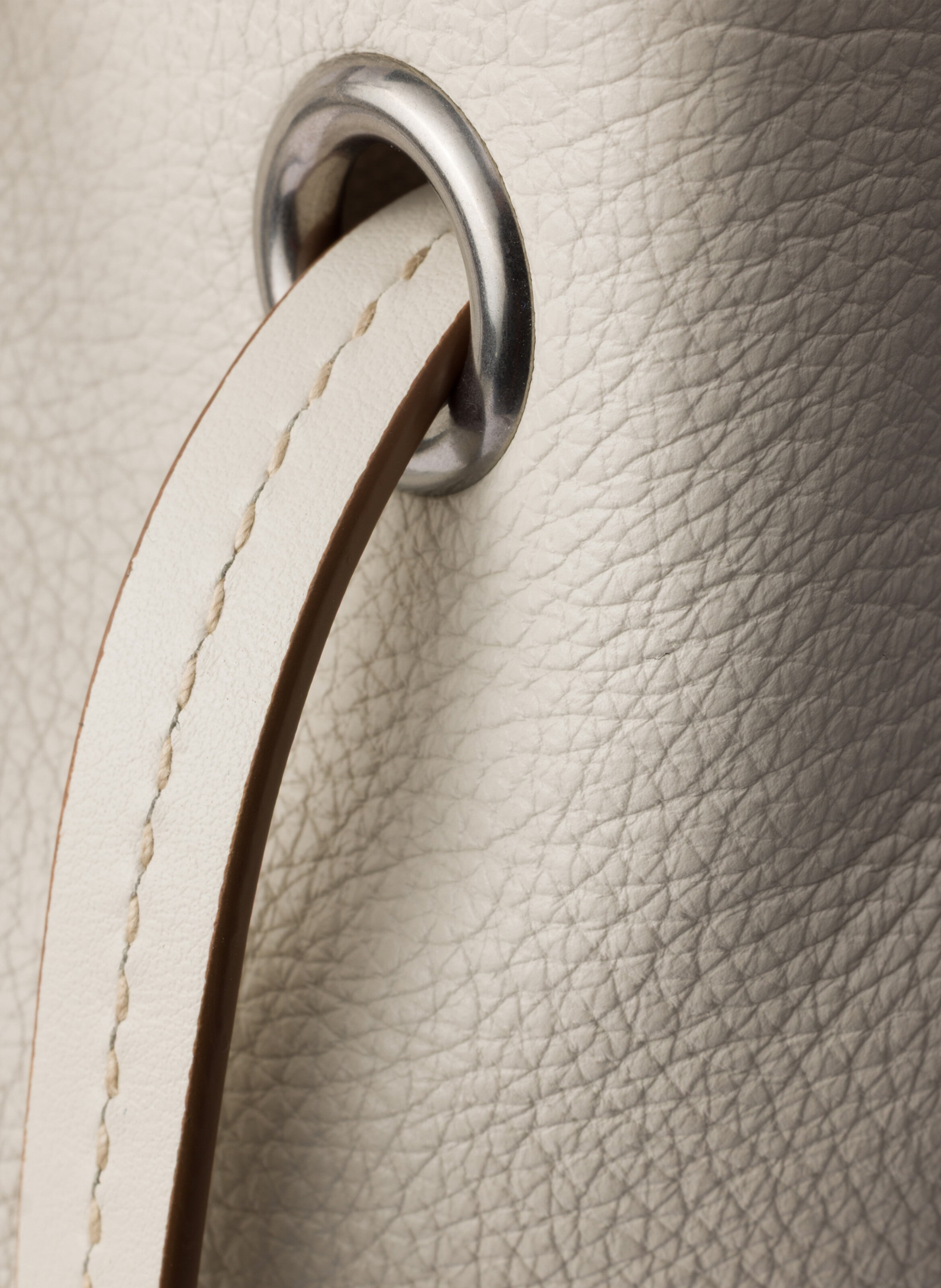 Grand sac prada route en cuir PRADA Beige