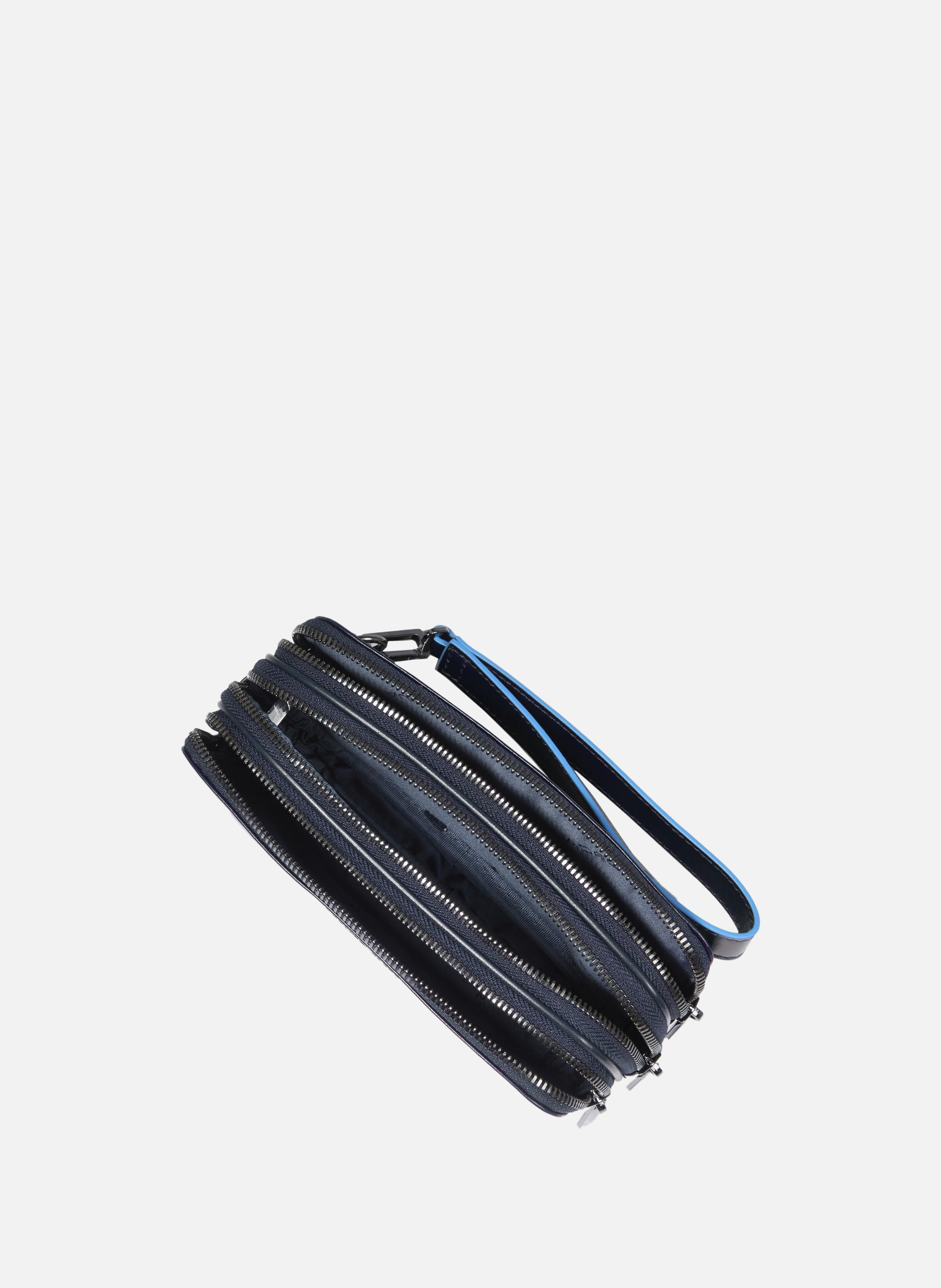 Handtas met drie compartimenten | Blauw PIQUADRO Heren