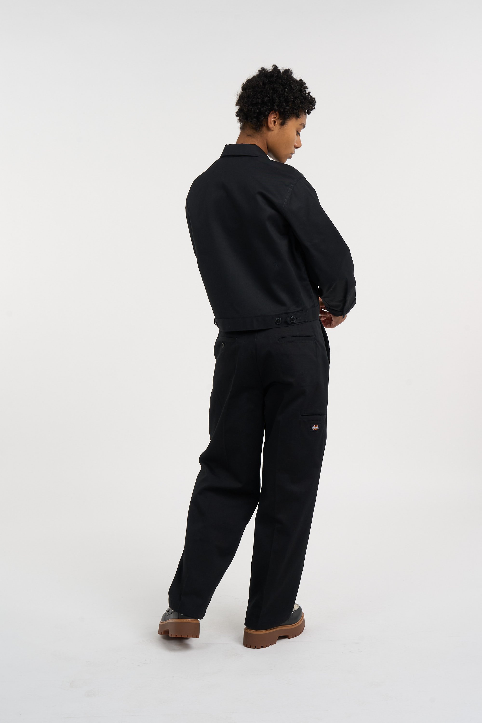 Veste unlined cropped eisenhower jacket DICKIES Noir