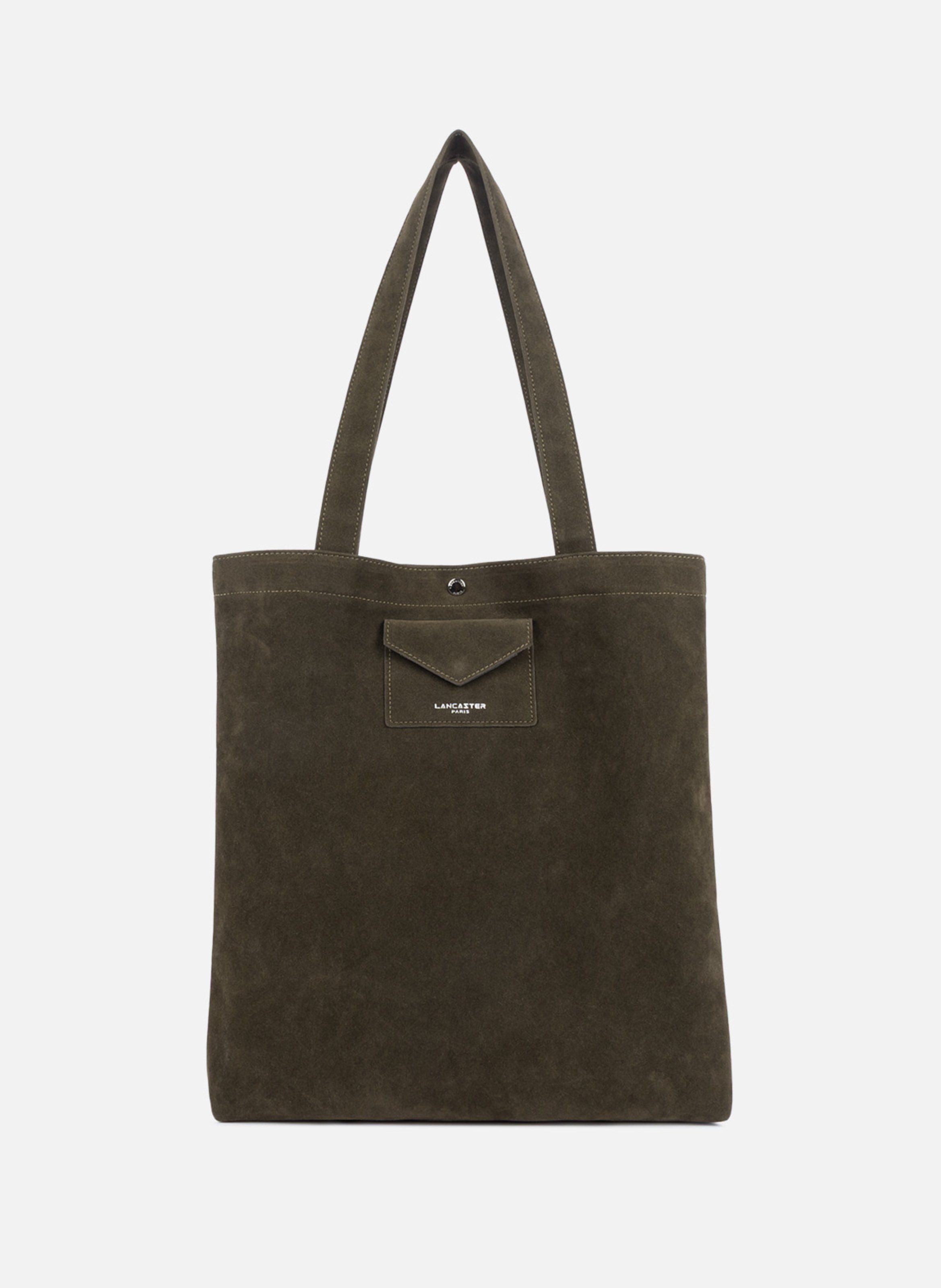 Sac cabas épaule - suédine kba LANCASTER Kaki