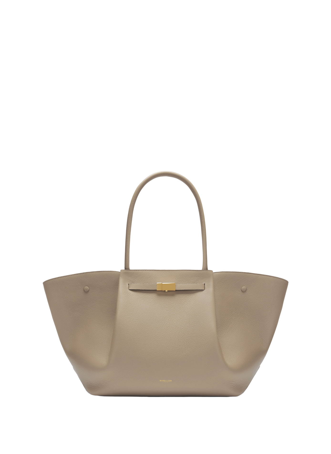 Sac à main New York en cuir DEMELLIER LONDON Marron