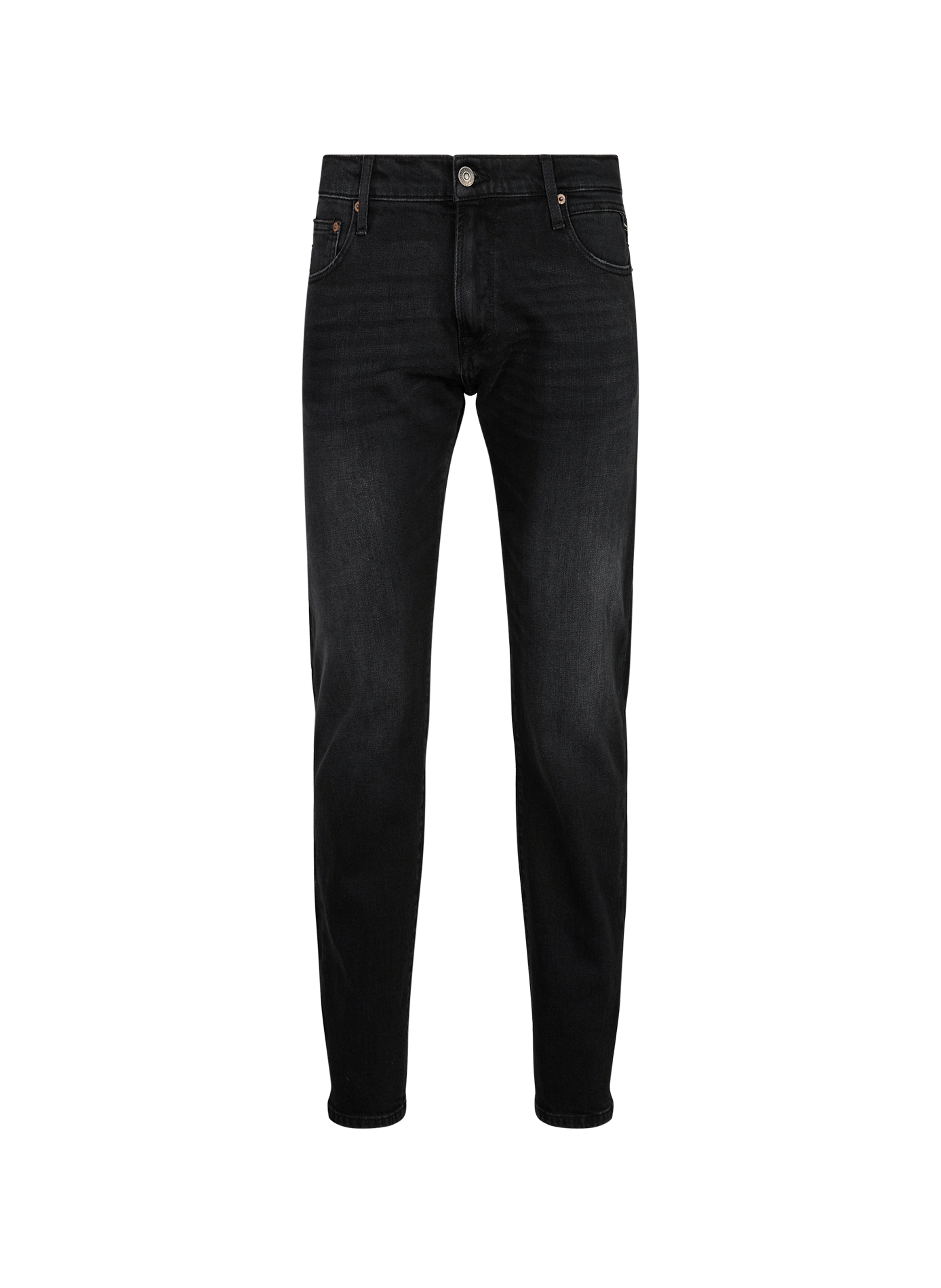 Straight cotton blend Shirt REPLAY Black