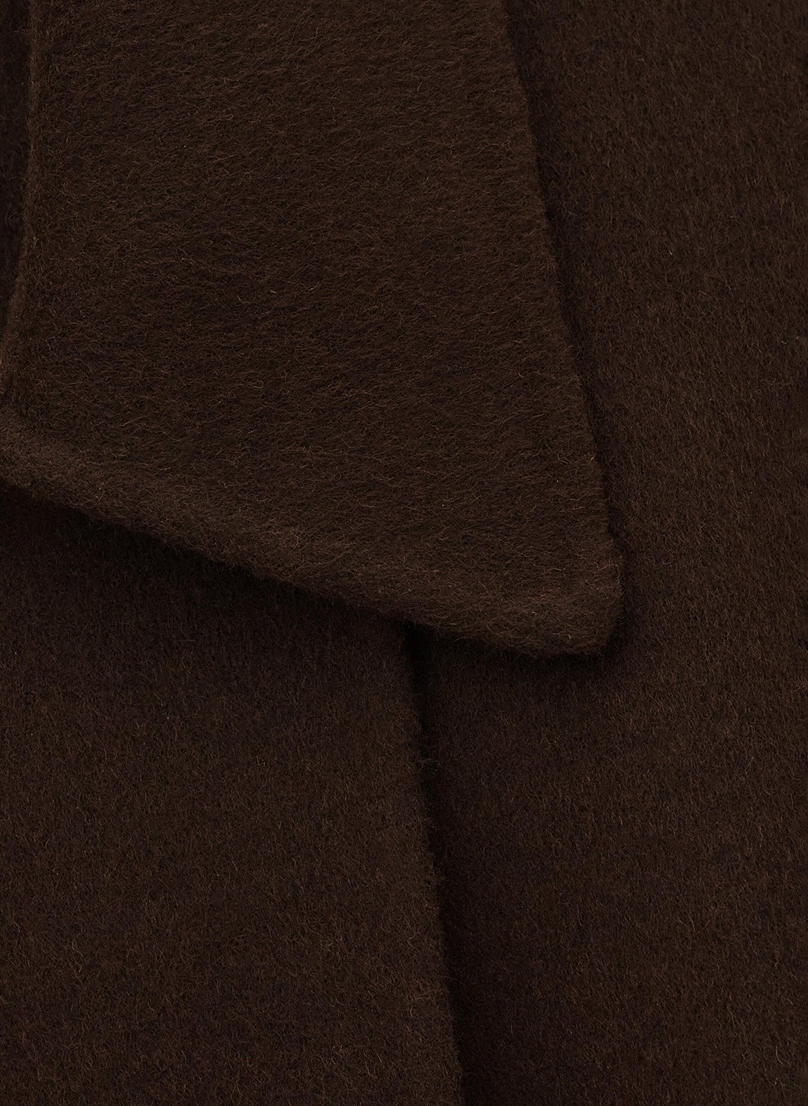 Manteau cintrée en laine mélangée kam | Marron BA&SH Femme