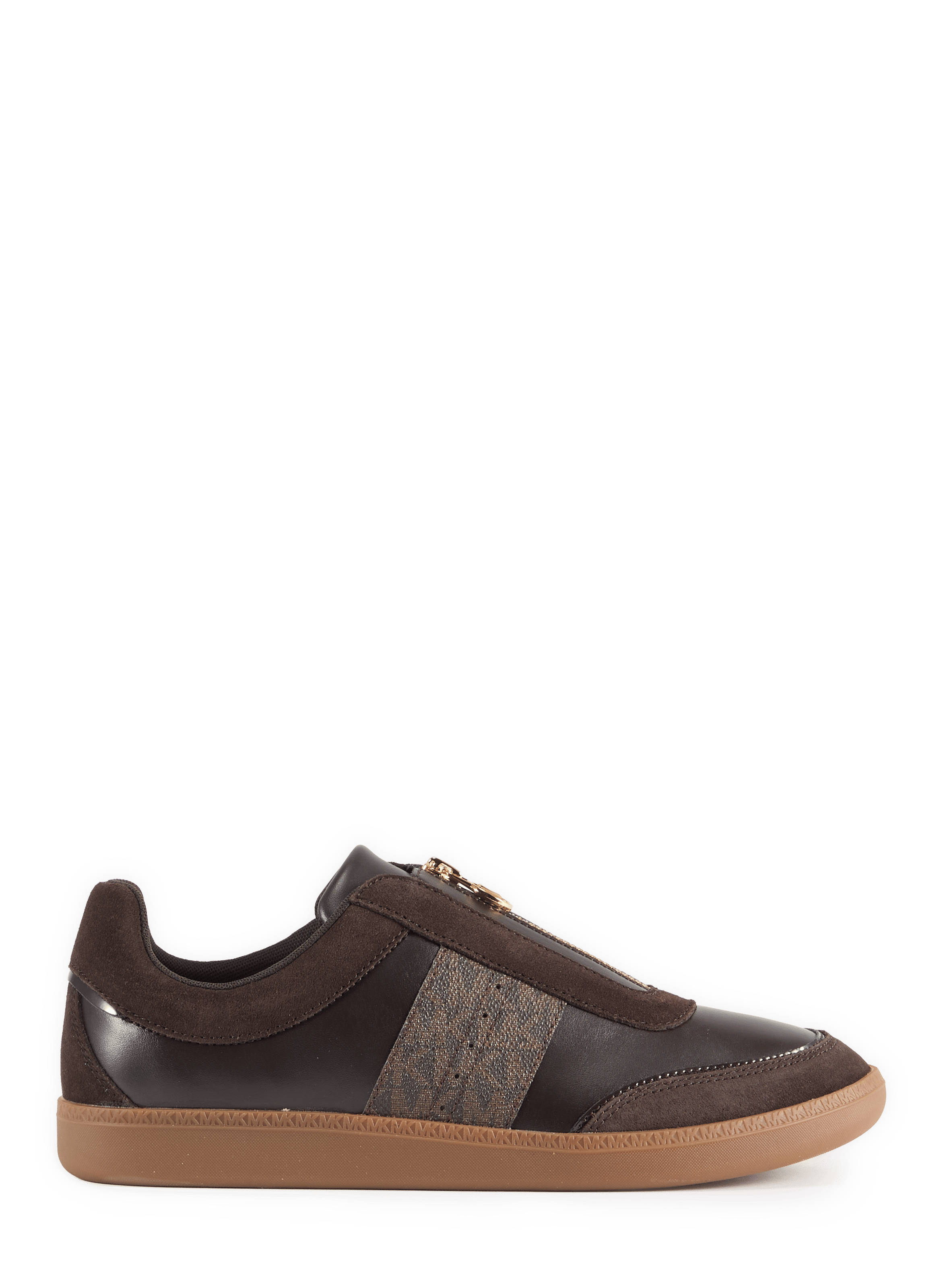 Low-top sneakers with zip MICHAEL KORS Brown