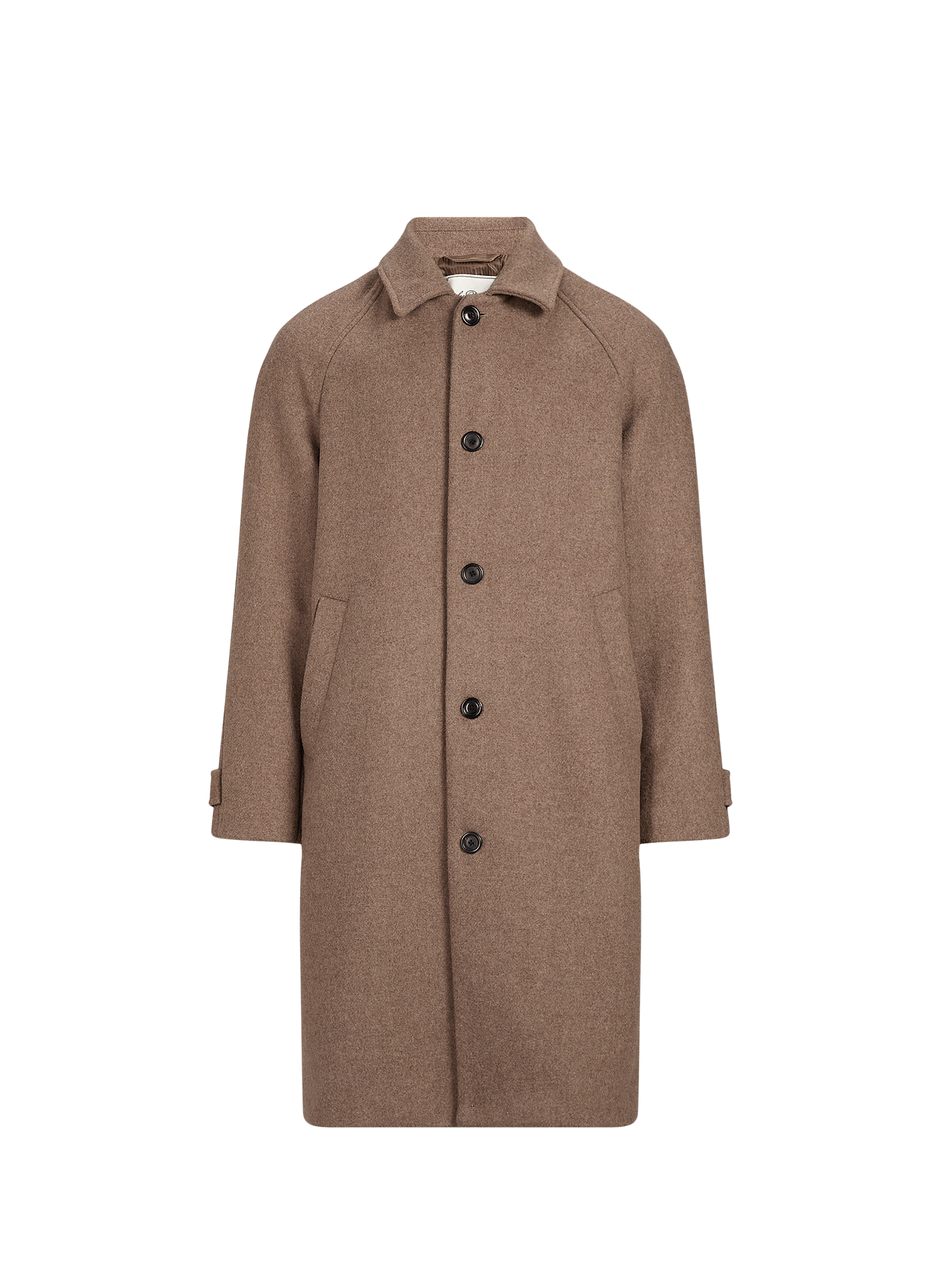 Straight wool-blend coat LES DEUX Brown