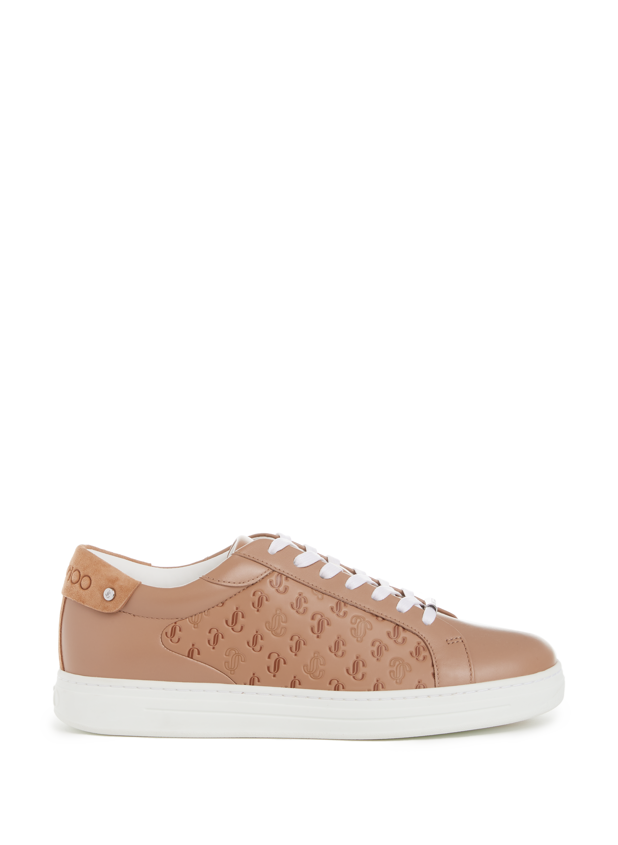 JIMMY CHOO Rome leather sneakers  Brown