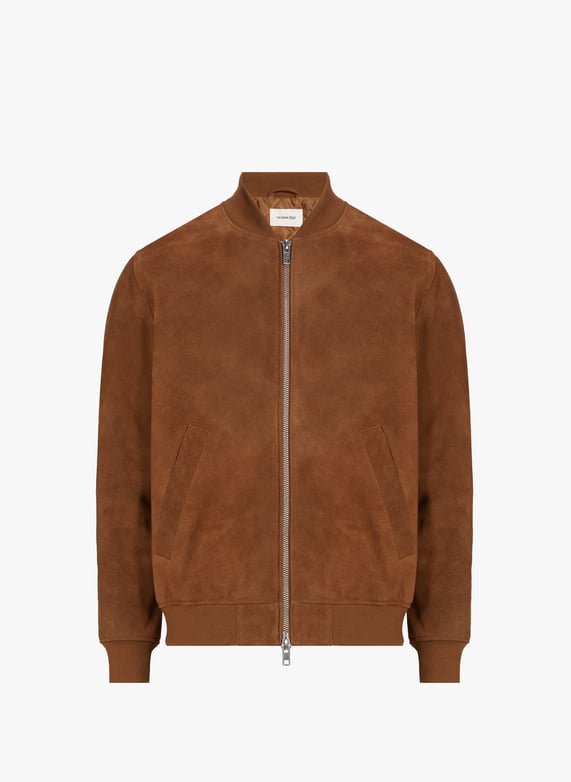 Fann leather jacket | Beige by SAISON 1865 Fann leather jacket Beige