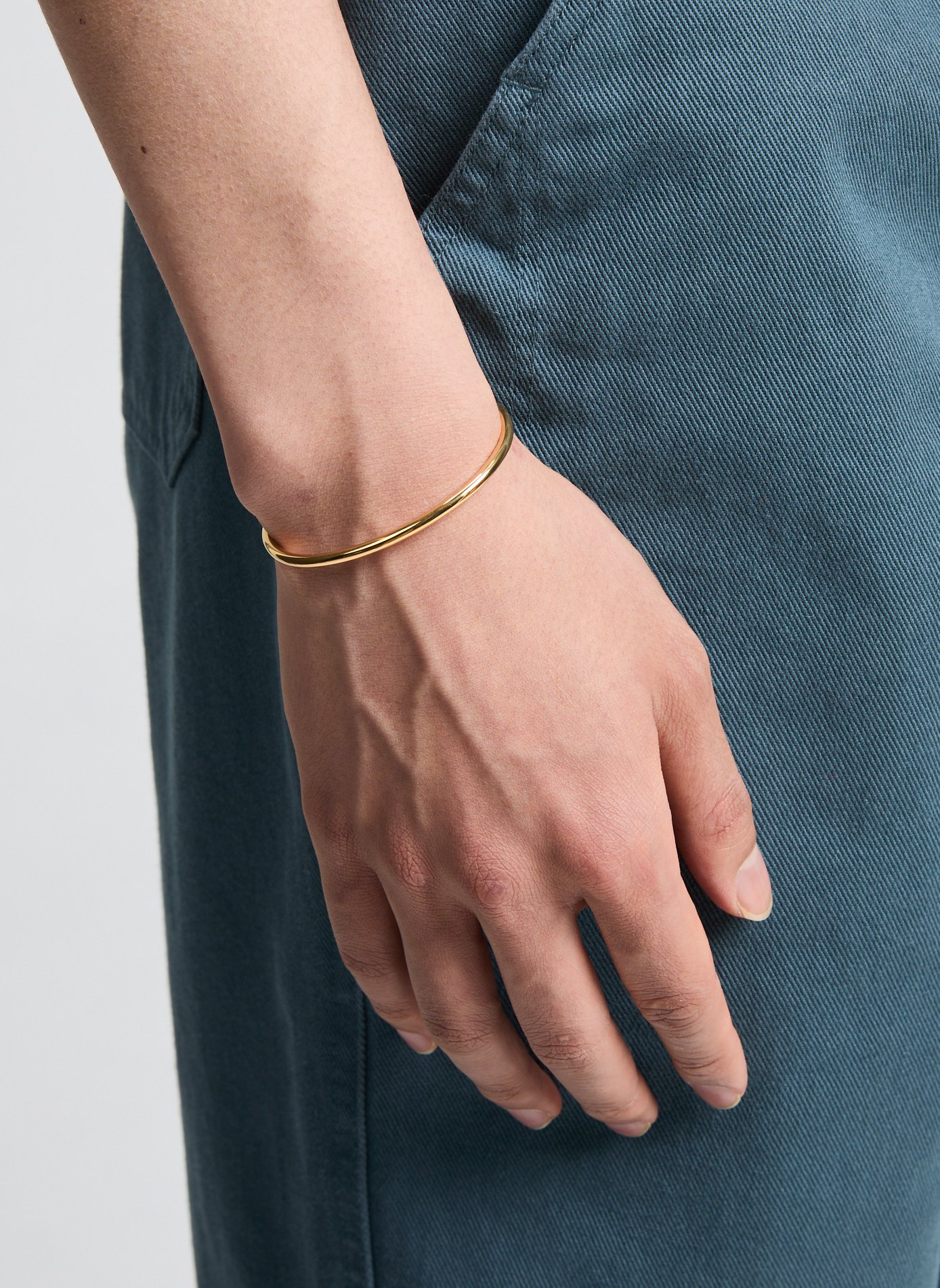 Bracelet jonc 3.0 en vermeil ALT PARIS Doré