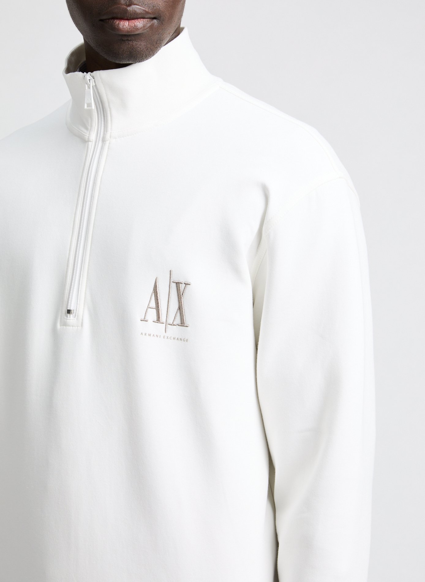 Sweatshirt à logo  ARMANI EXCHANGE Blanc