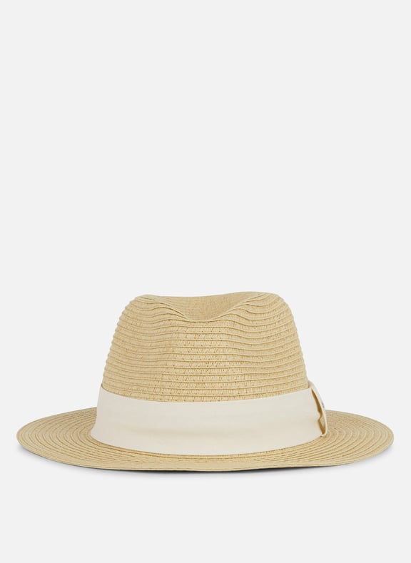 Chapeau effet raphia Blanc by IKKS IKKS Chapeau effet raphia Blanc