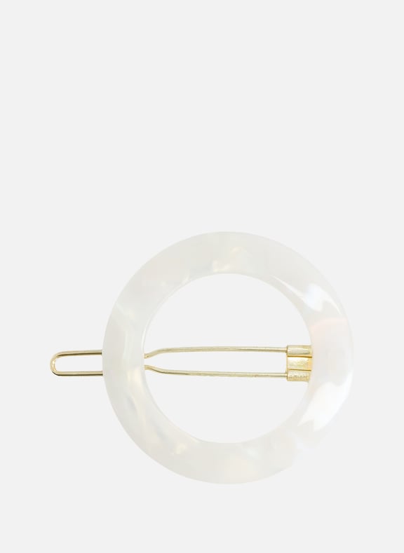 Round Mother-of-Pearl Hair Clip by BACHCA BACHCA Round Mother-of-Pearl Hair Clip