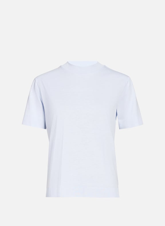 Turtleneck Lyocell T-shirt Blue by CALVIN KLEIN CALVIN KLEIN Turtleneck Lyocell T-shirt Blue