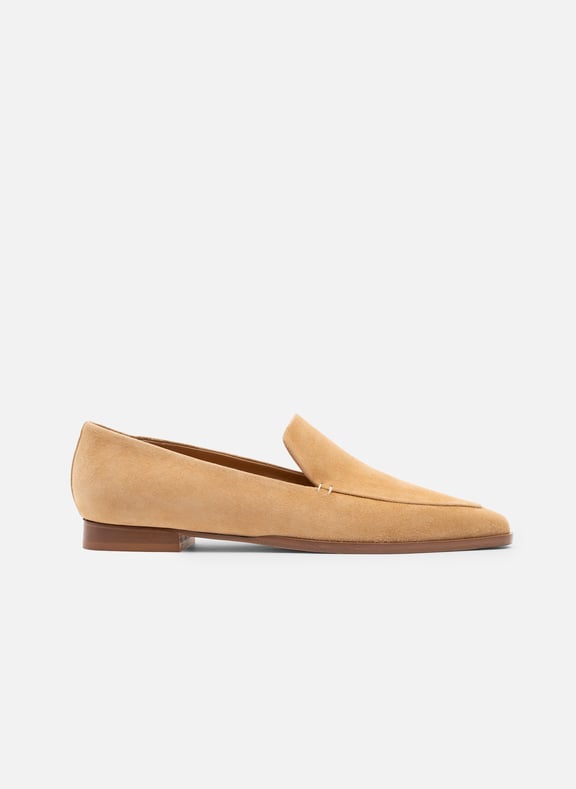 Mocassins douglas en chevre velours Marron by PARALLELE PARALLELE Mocassins douglas en chevre velours Marron