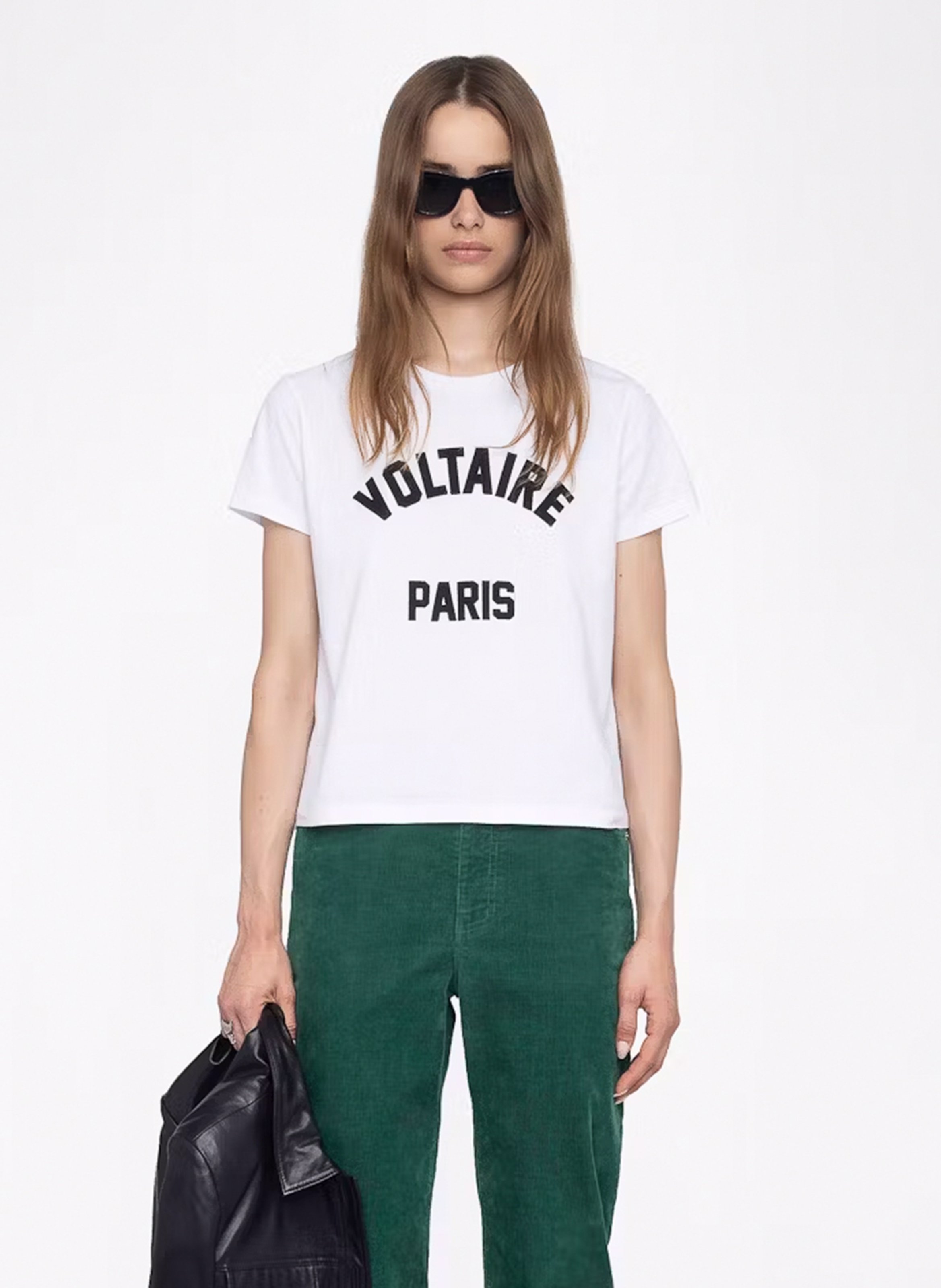 Tee-shirt manches courtes brodé alys ZADIG&VOLTAIRE Blanc