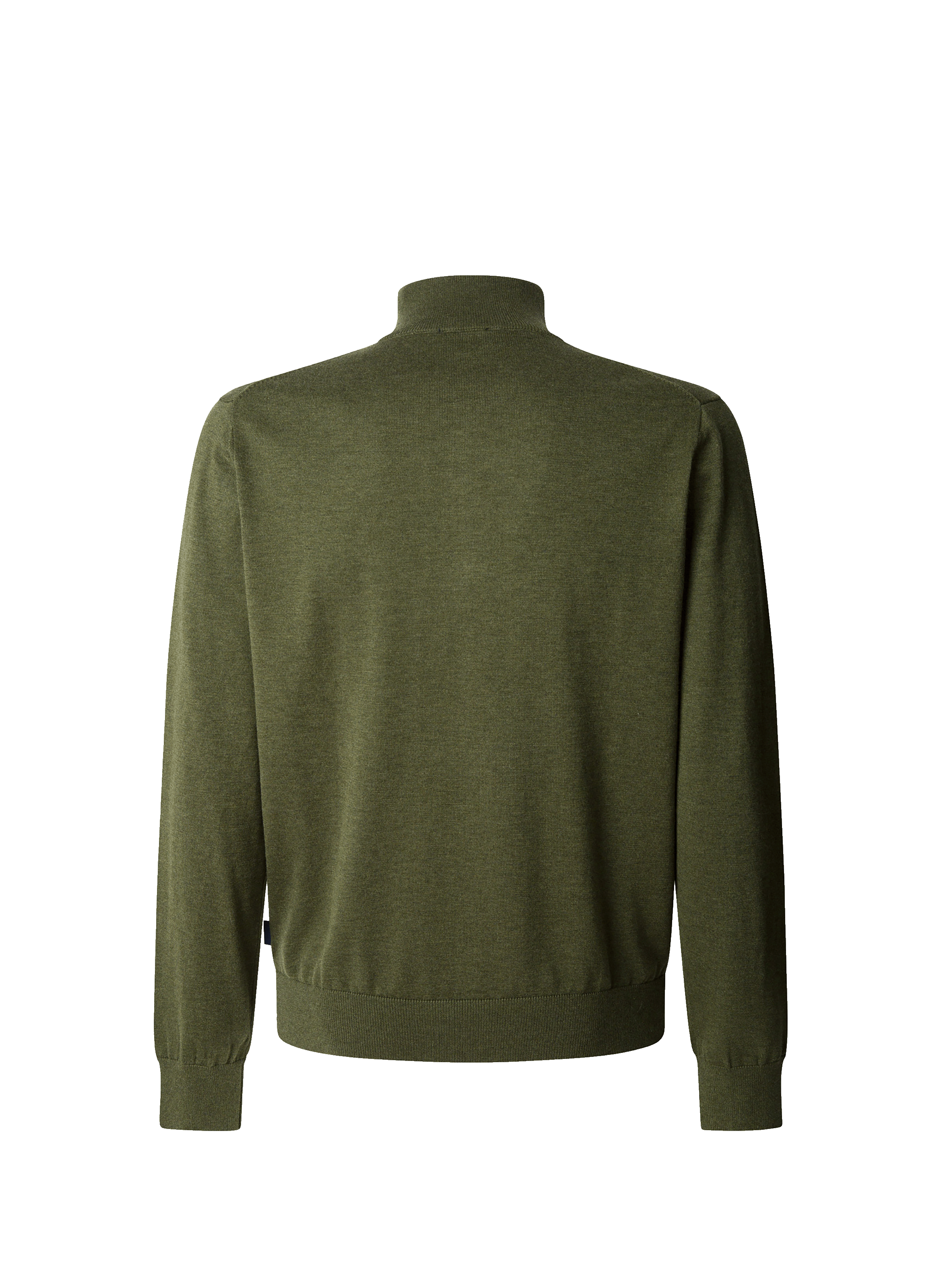 Pull en coton et soie FACONNABLE Kaki