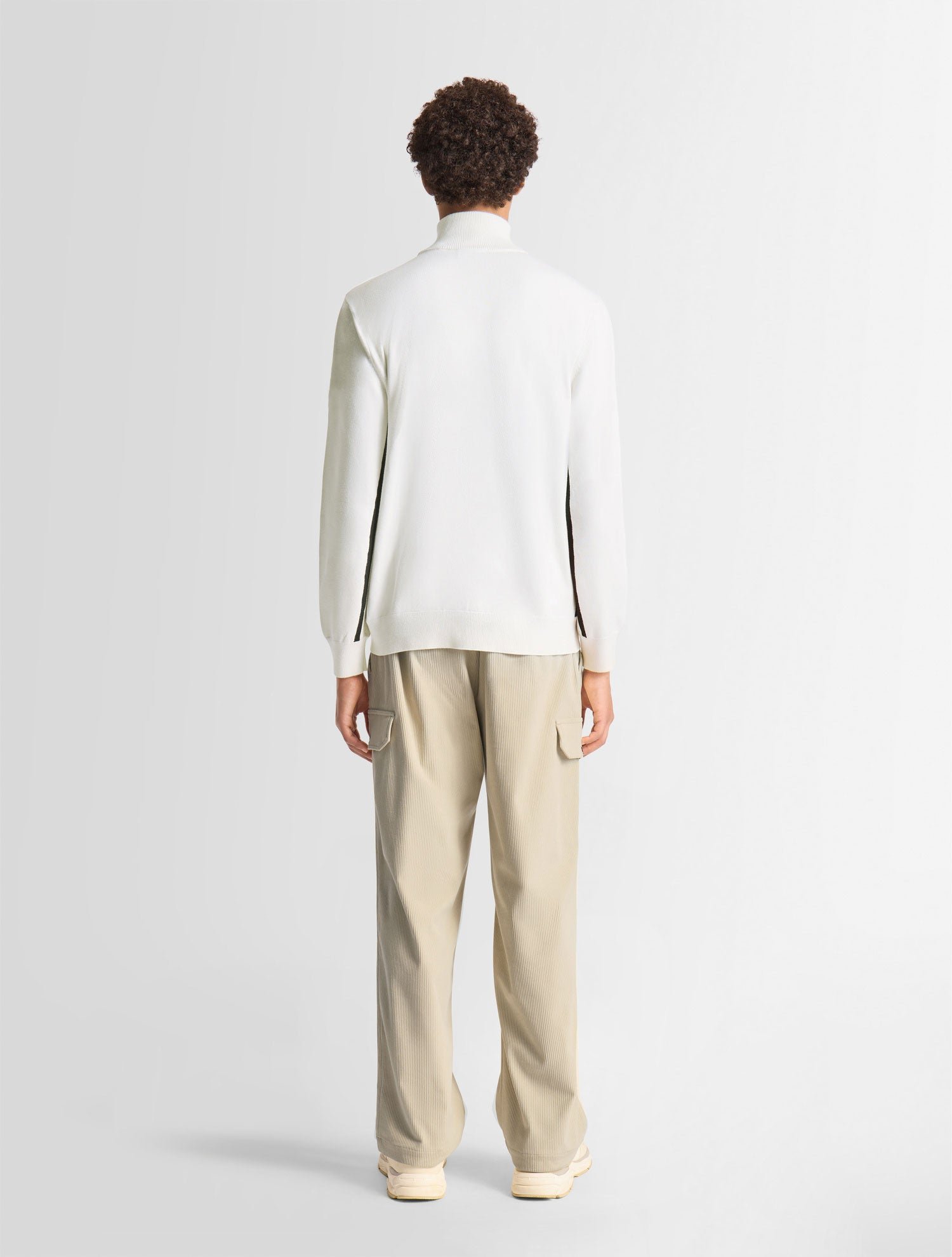 Pull natom col montant coupe regular FUSALP Blanc