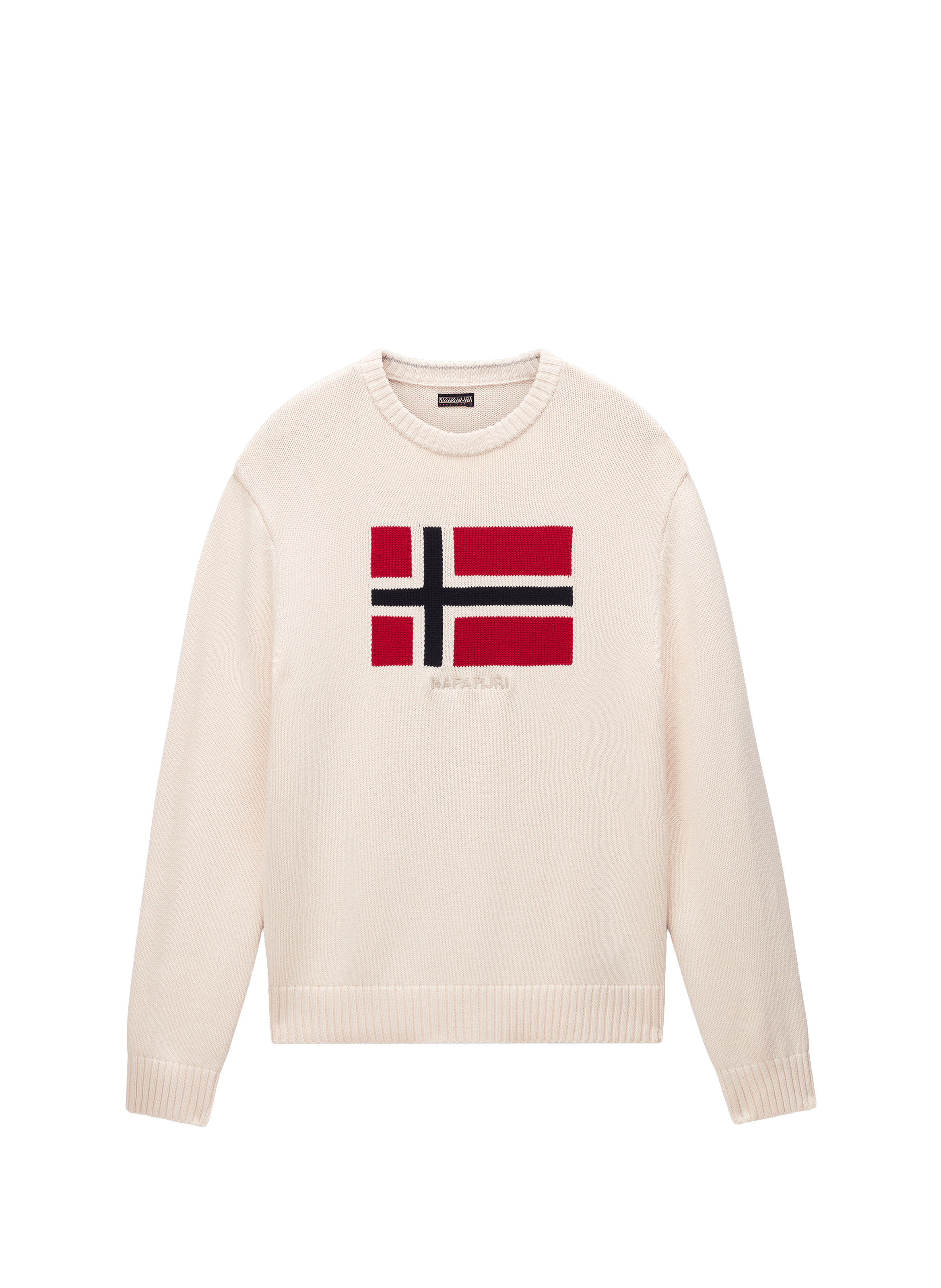 Cotton jumper NAPAPIJRI Beige