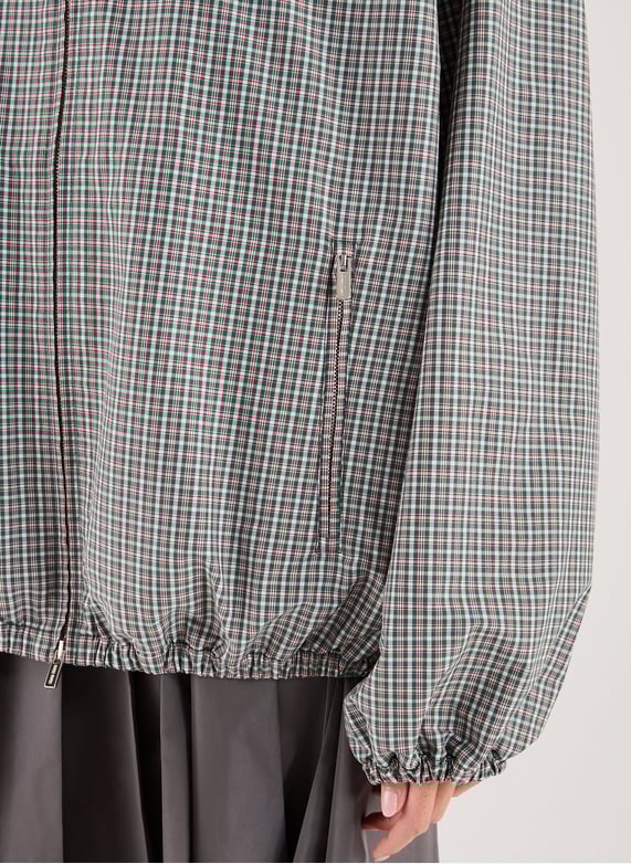 Blouson à carreaux | Gris by MIU MIU Blouson à carreaux Gris