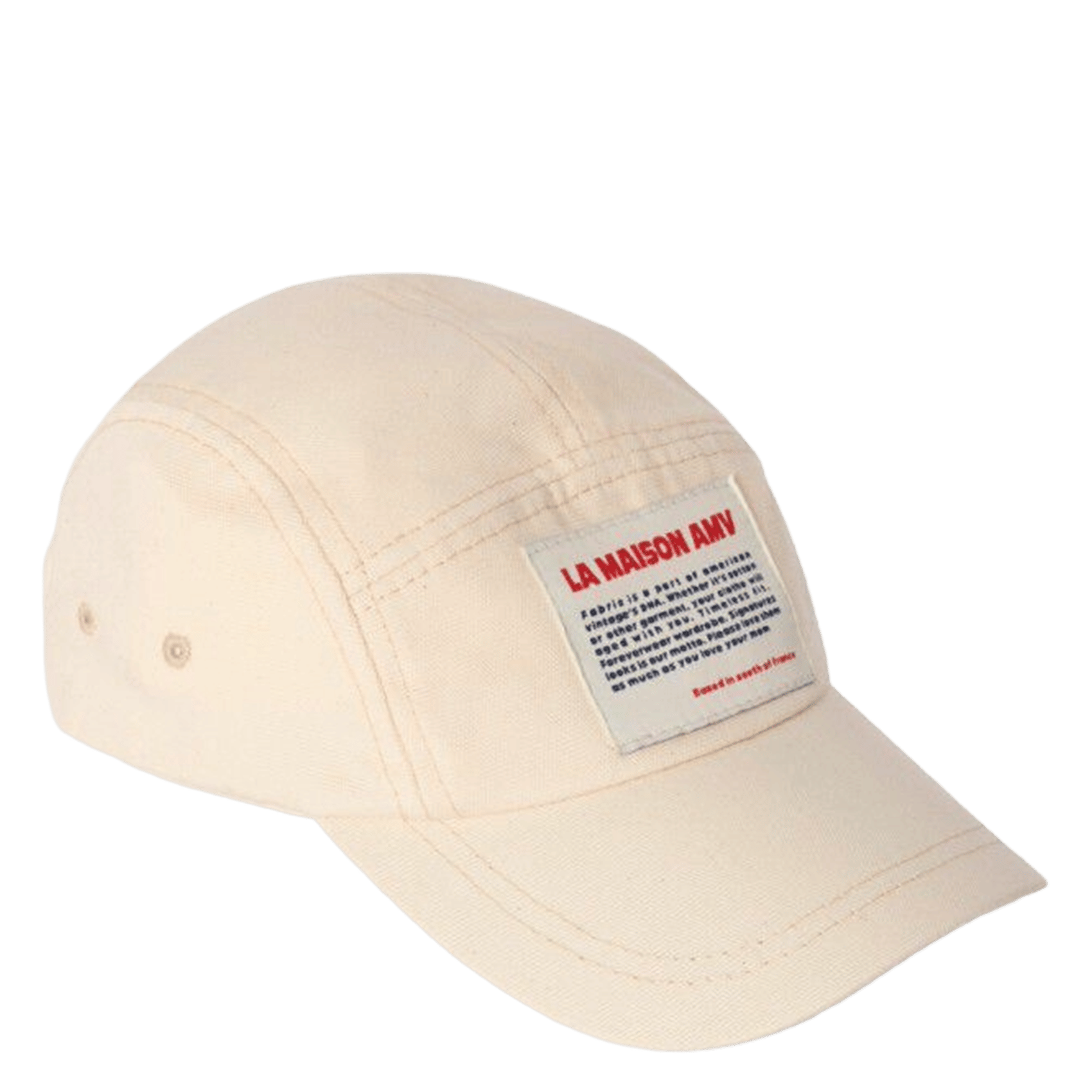 Casquette en coton mélangé lycaz AMERICAN VINTAGE Beige