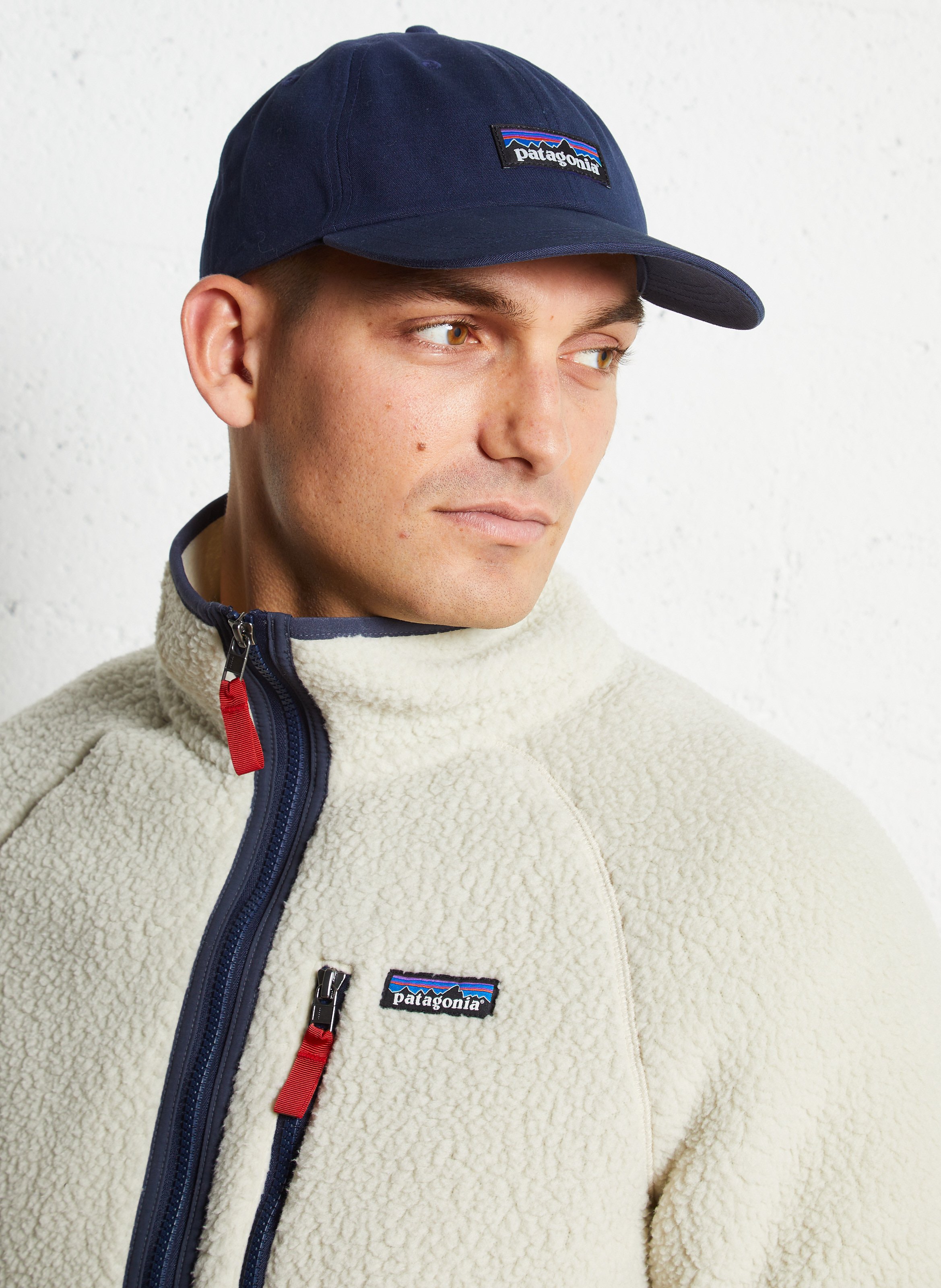 Casquette brodée en coton Bleu PATAGONIA