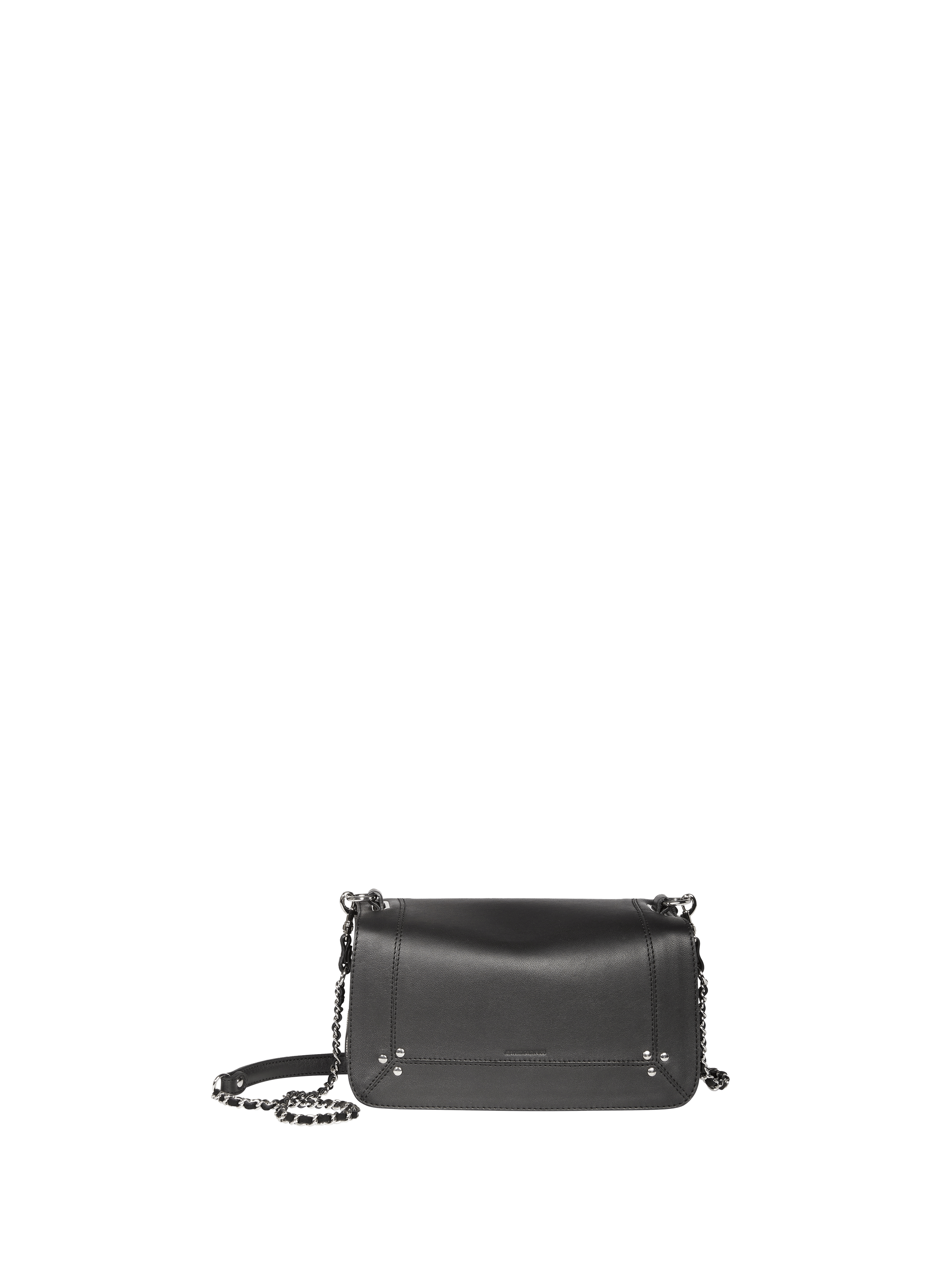 JÉRÔME DREYFUSS Bobi leather shoulder bag Black