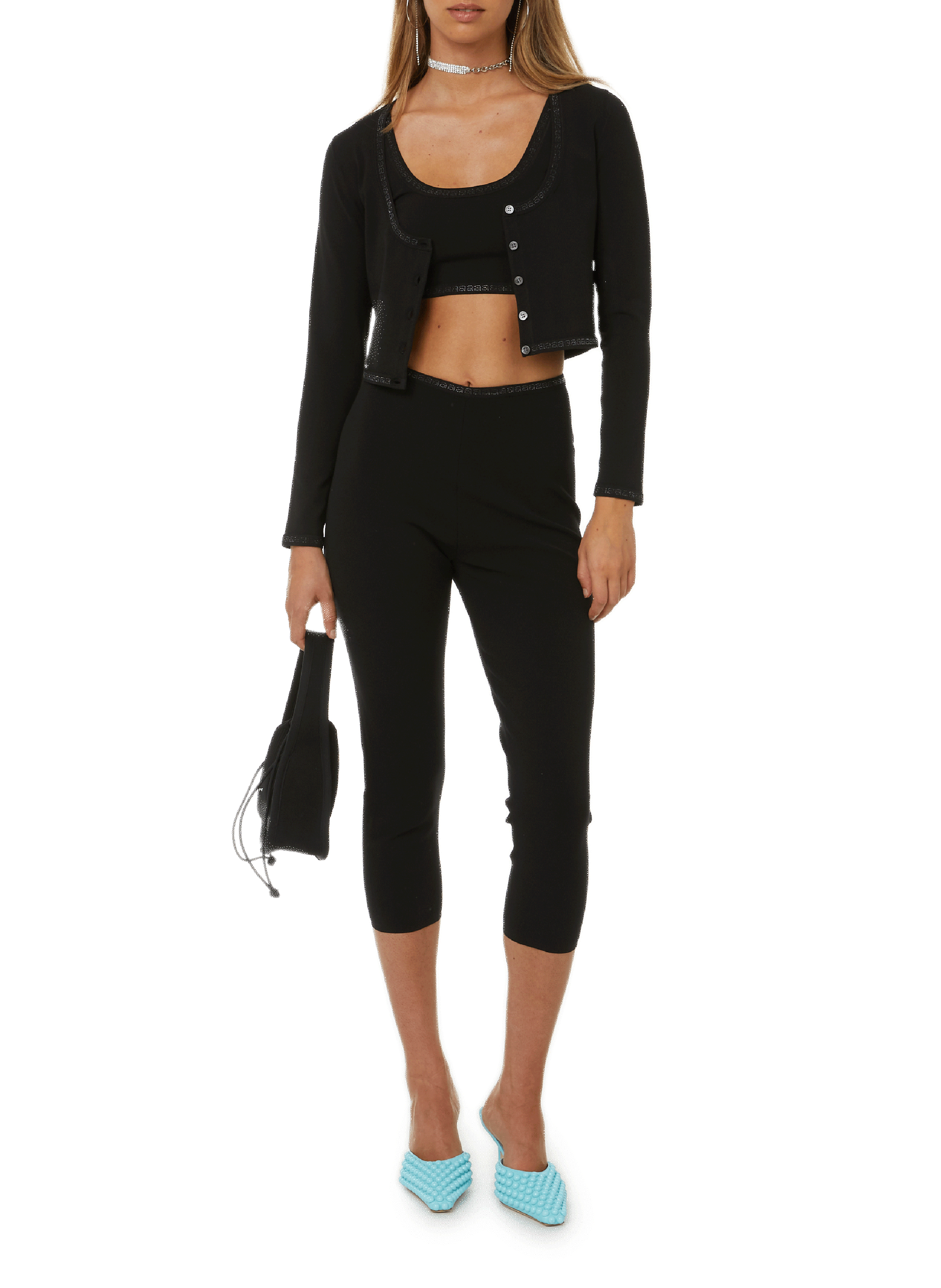 ALEXANDER WANG Legging court Noir