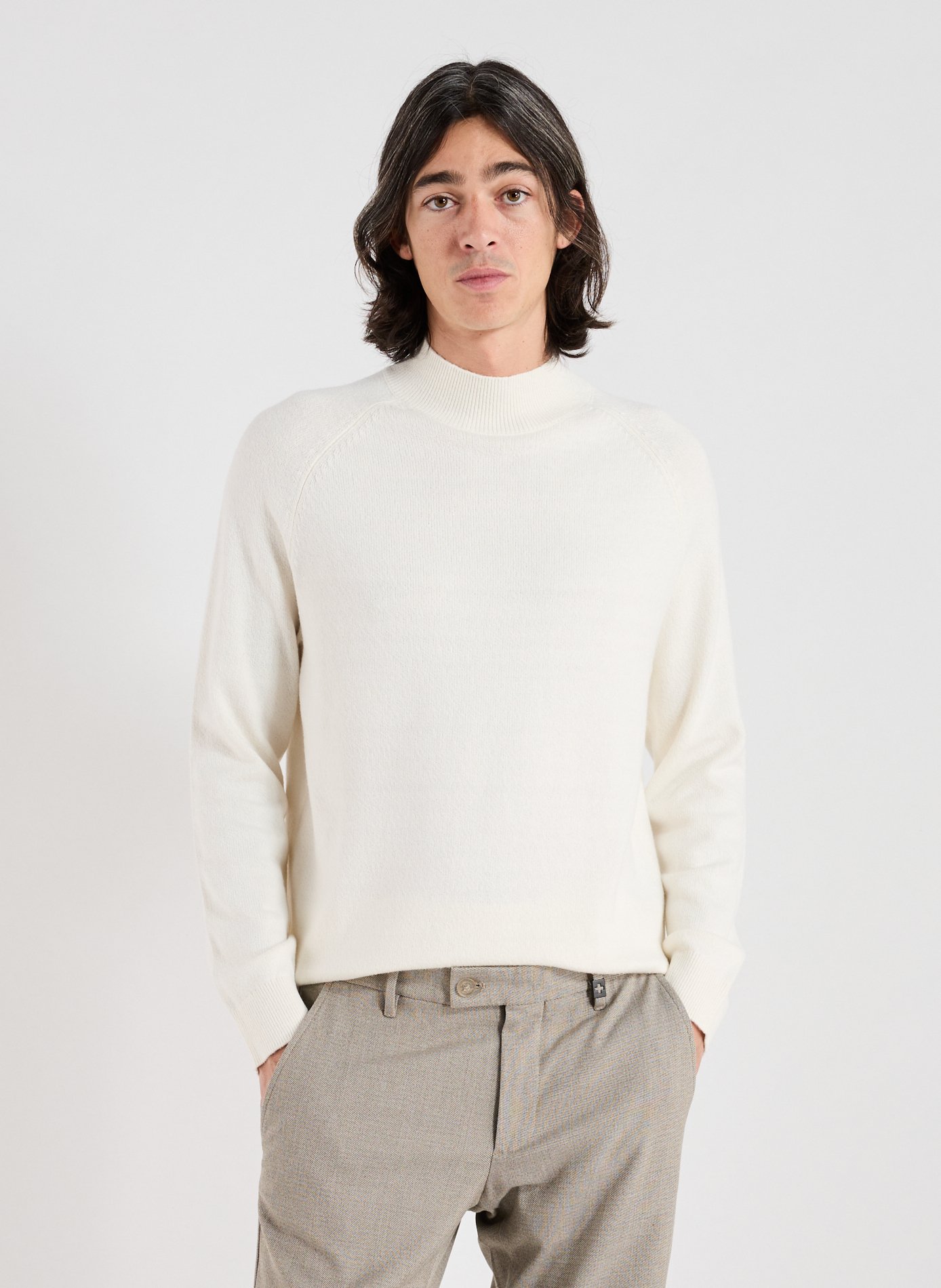 STRELLSON Pull en coton mélangé Beige