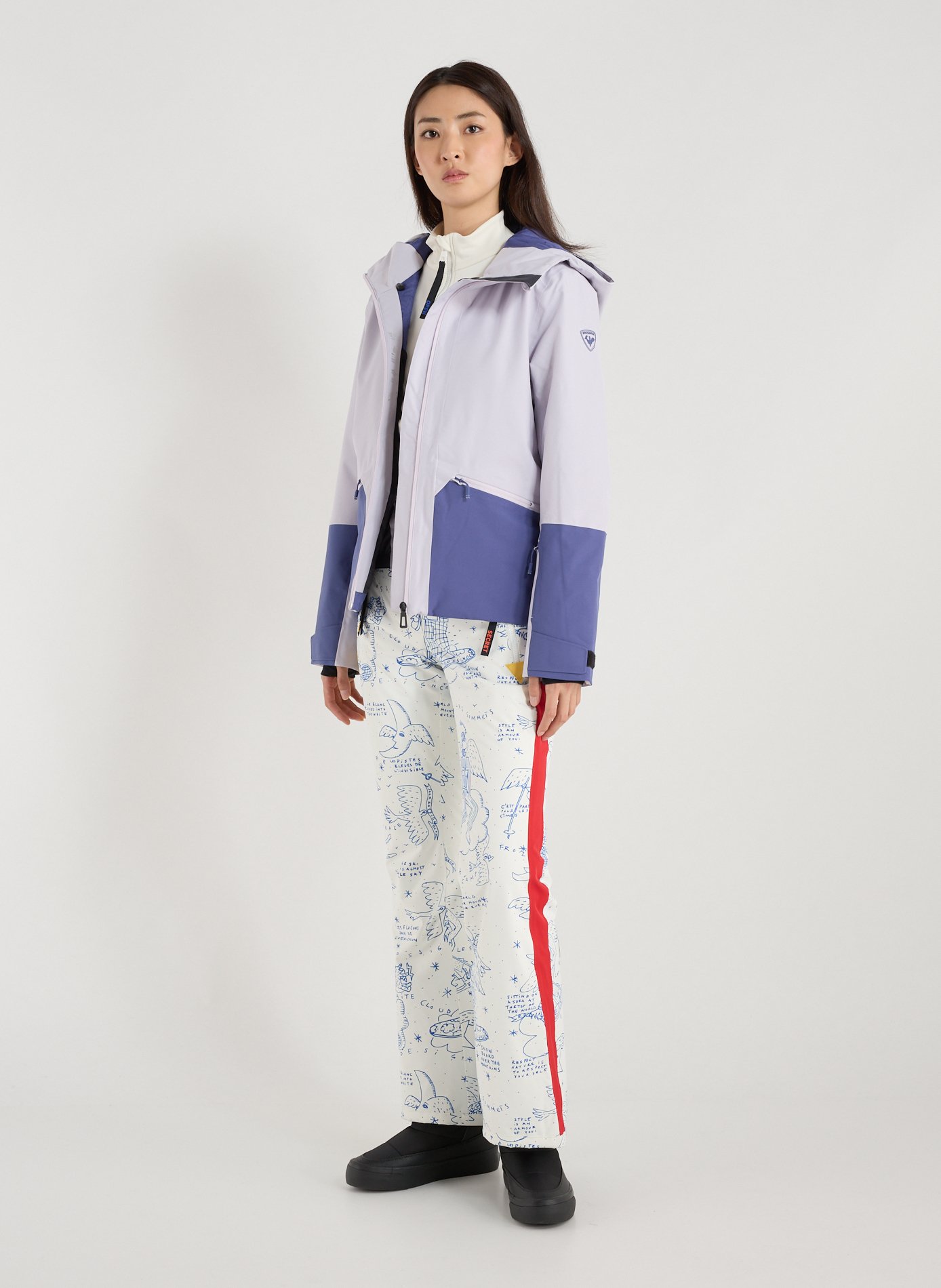 Veste de ski imprimée Climi ROSSIGNOL Gris