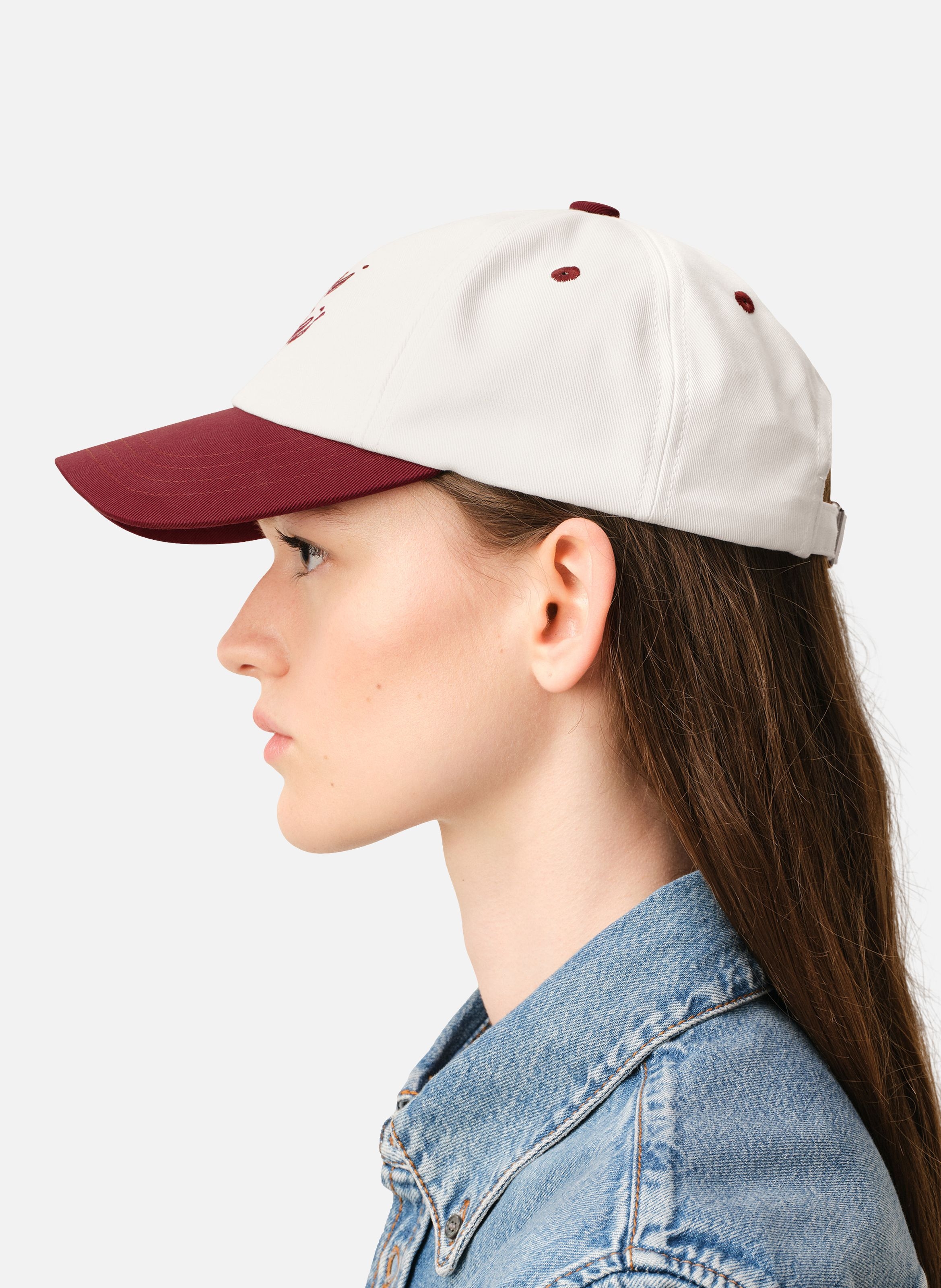 Casquette ami paris bicolore unisexe en coton AMI PARIS Multicolore