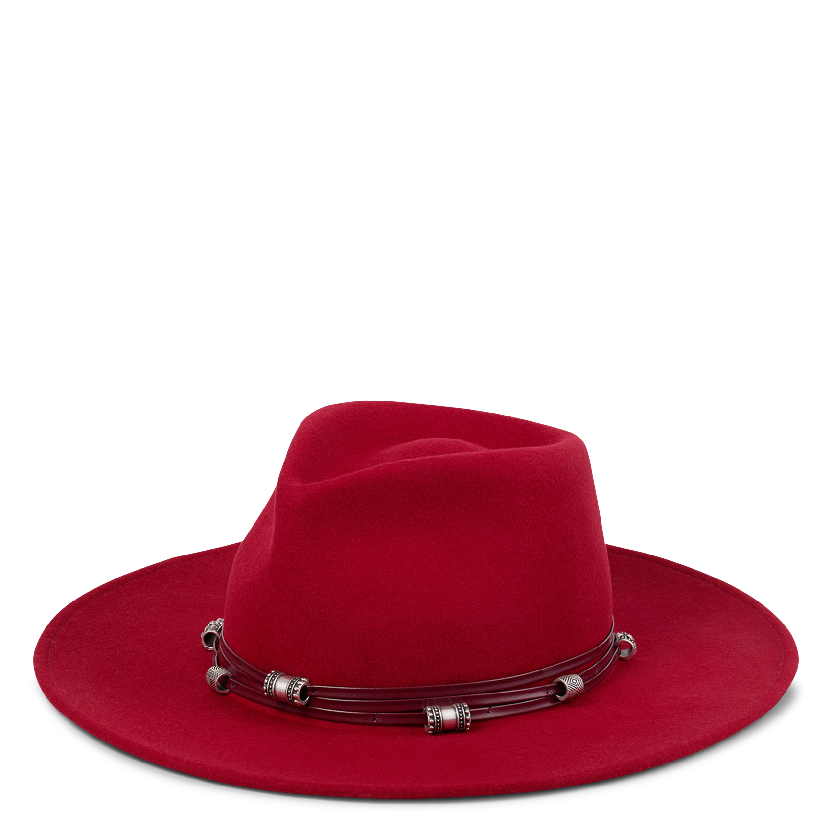Chapeau en laine hernesto BA&SH Rouge