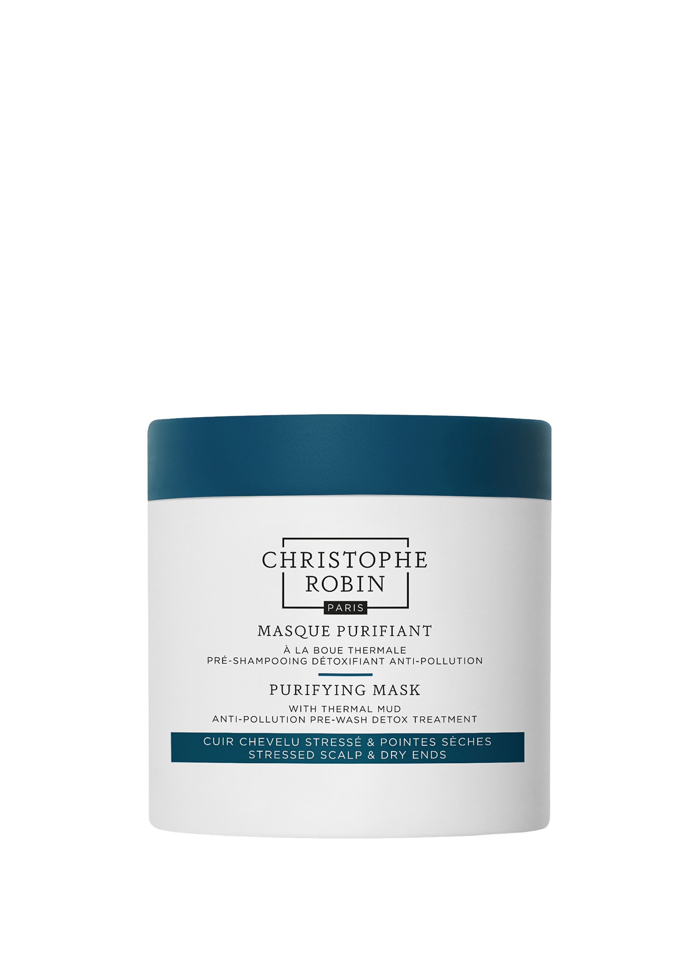 Purifying Thermal Mud Mask CHRISTOPHE ROBIN No color