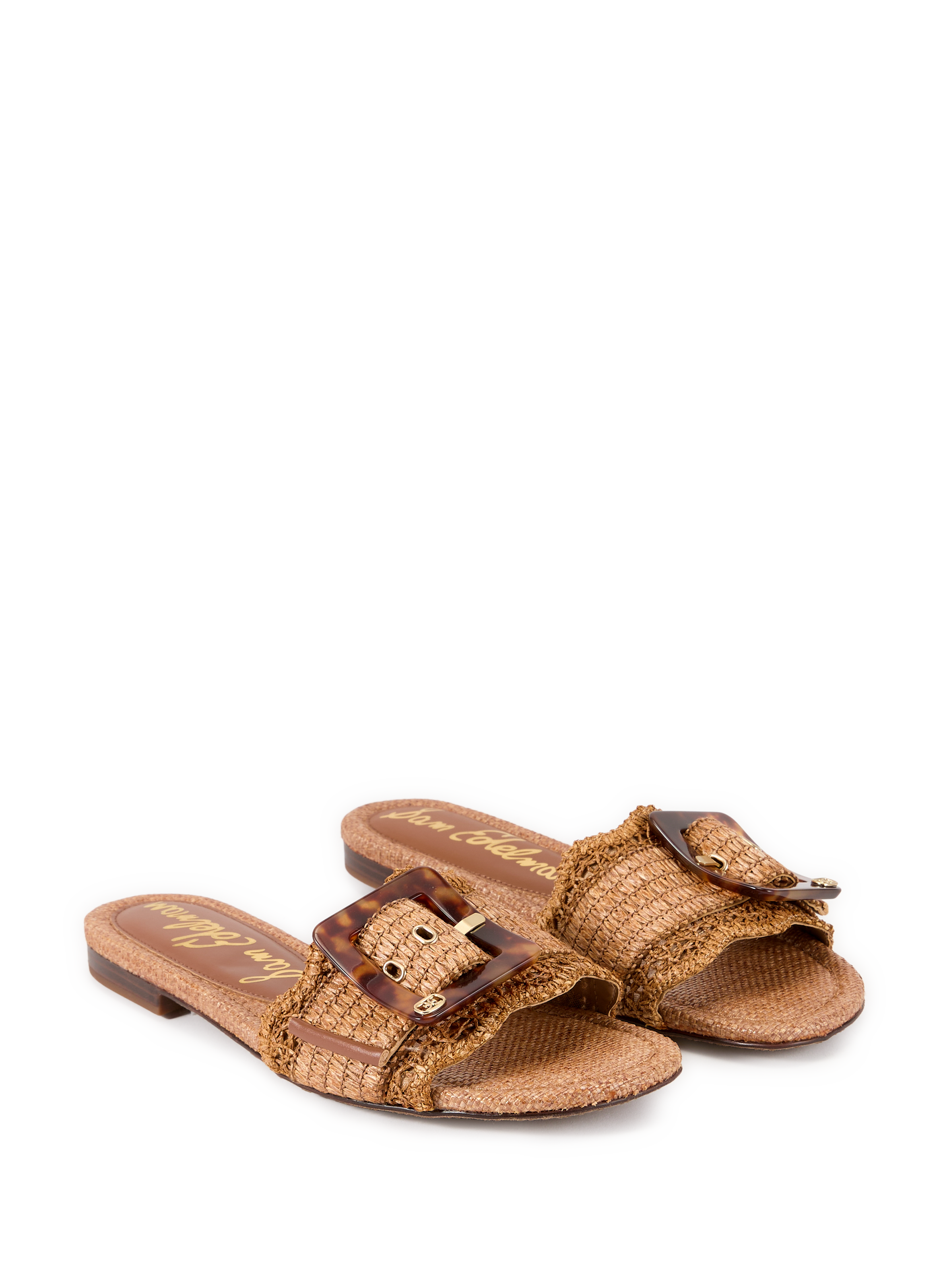 Sandals Bambi with buckle SAM EDELMAN Brown