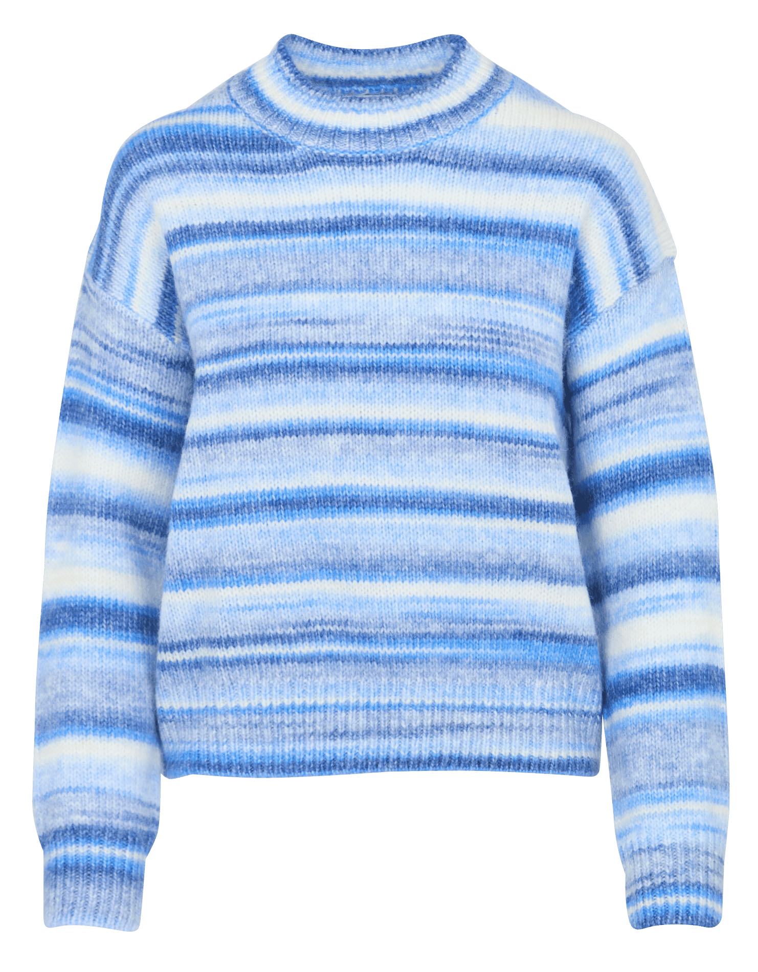 Pull ample col rond à rayures stanislas MAISON 123 Bleu