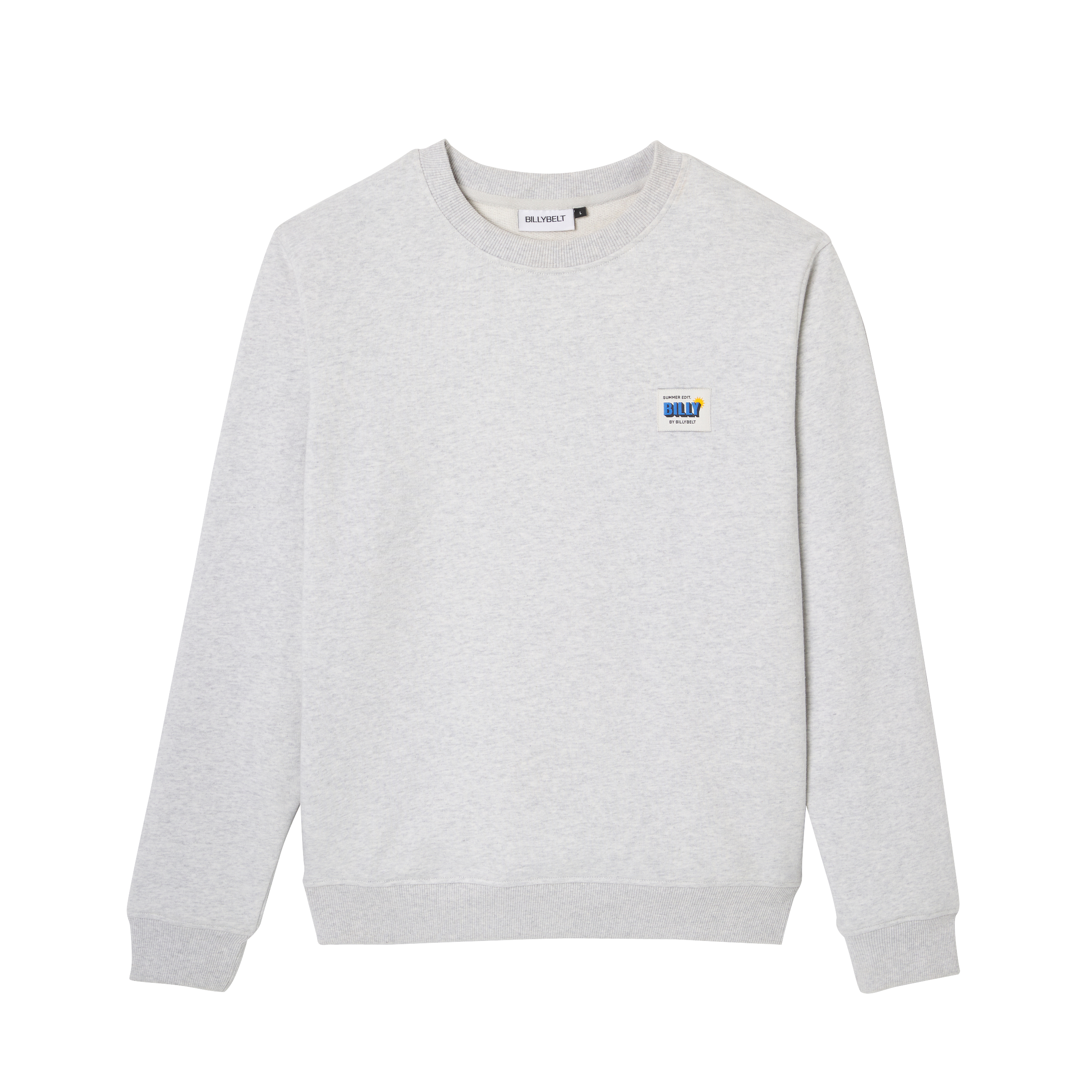 Sweatshirt vintage en coton biologique BILLYBELT Gris