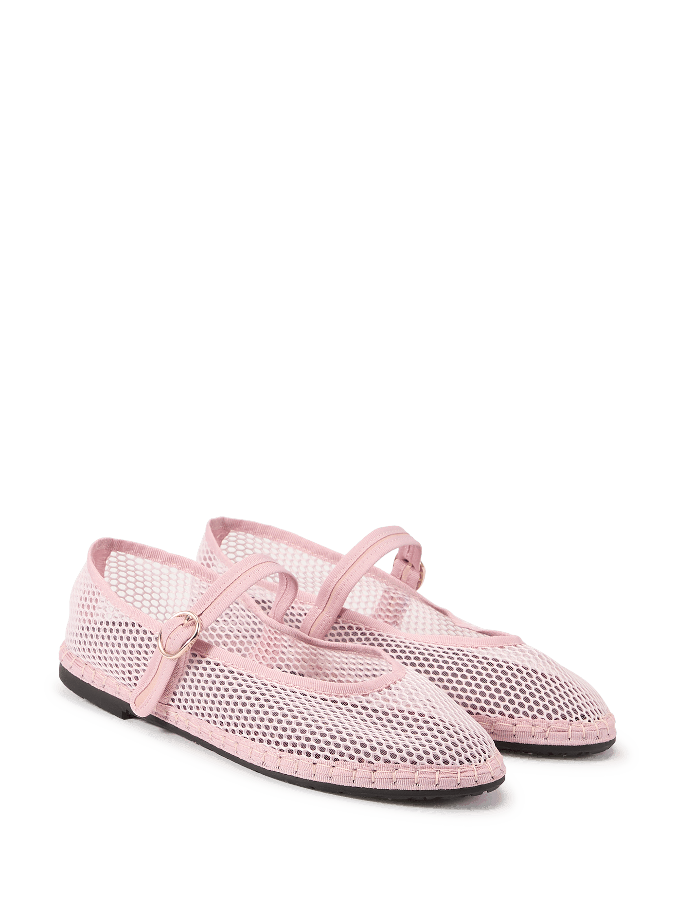 Ballerines Isabella à boucle métallique FLABELUS Rose