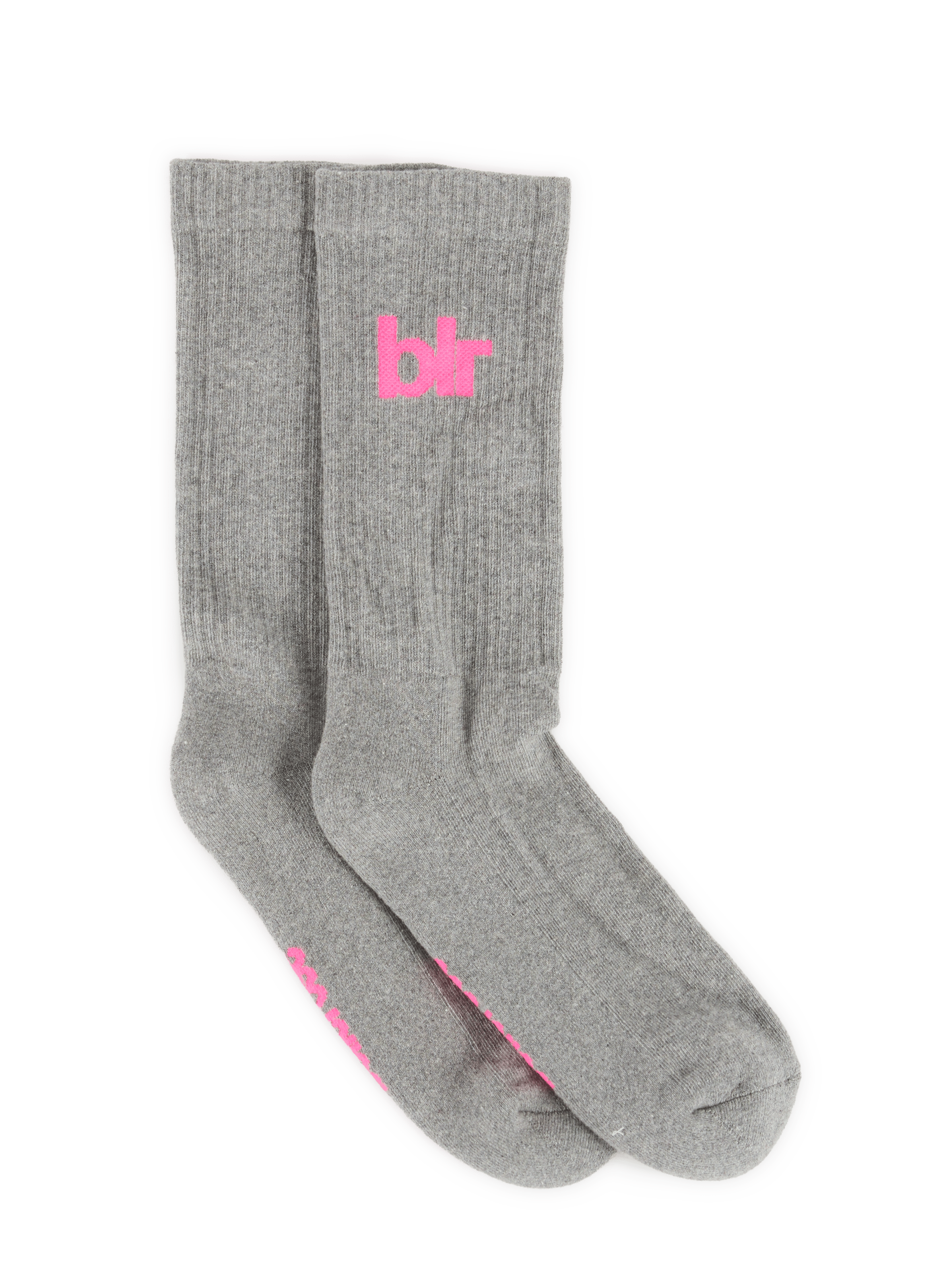 Chaussettes Vem côtelées en coton mélangé BELLEROSE Gris