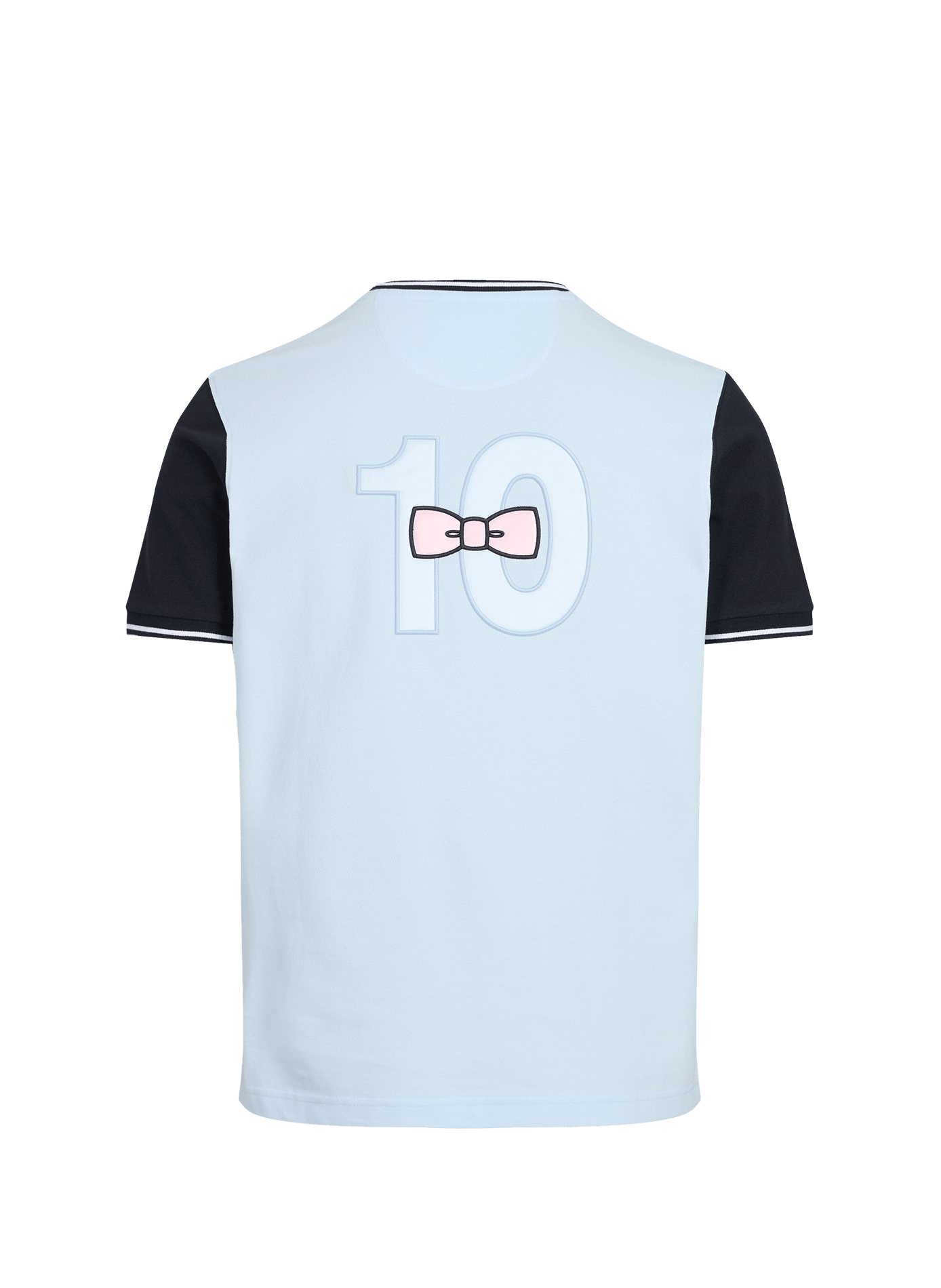 T-shirt droit à logo brodé en coton EDEN PARK Bleu