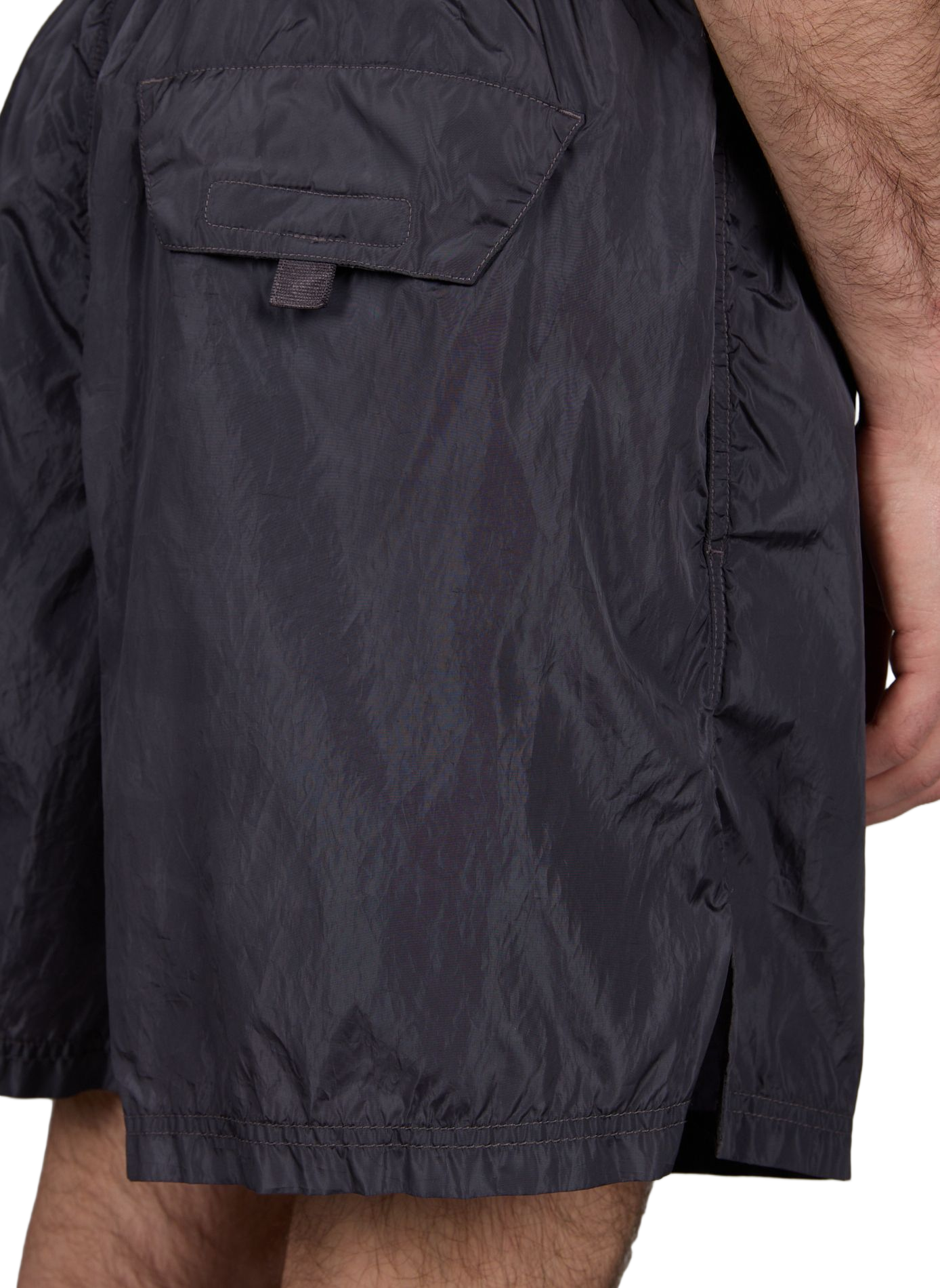 Satin pajama shorts STONE ISLAND Blue