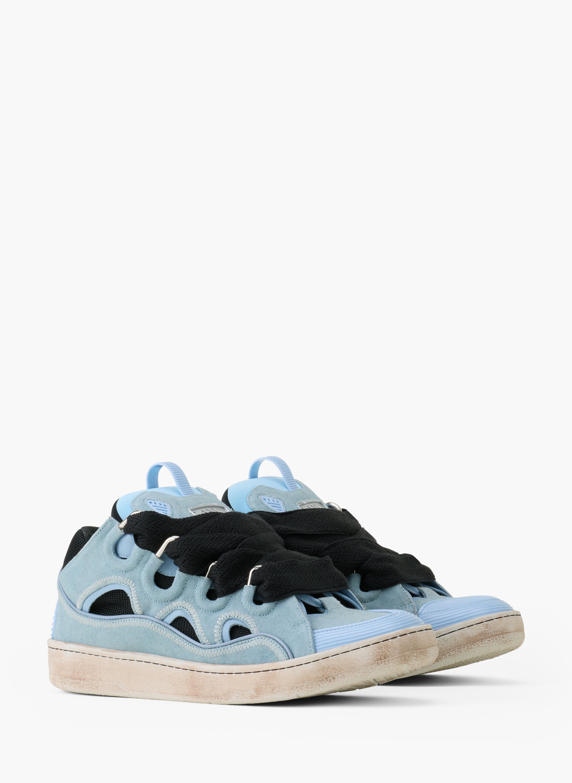 Sneakers curb en canvas LANVIN Bleu
