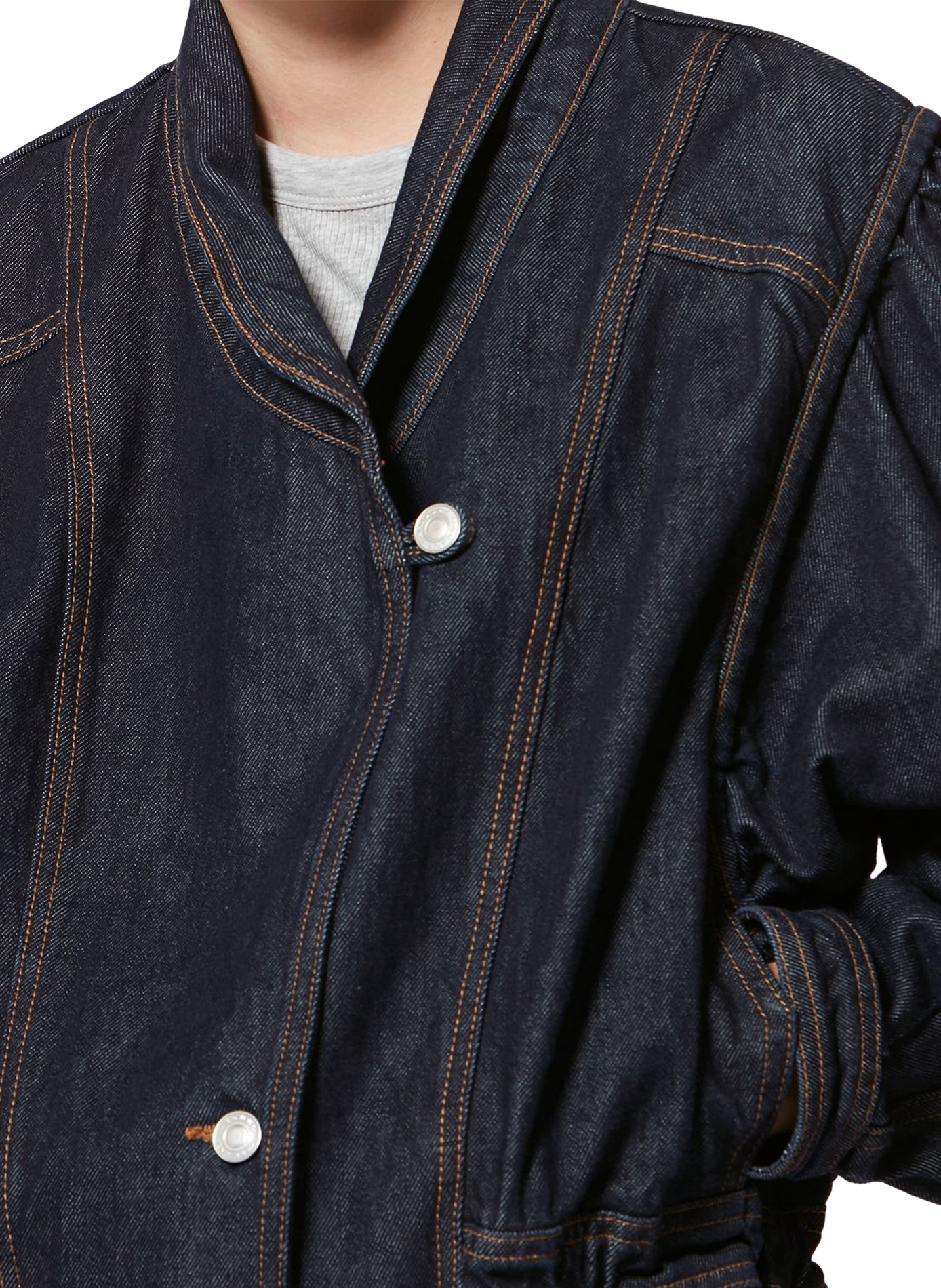 Dolie denim cotton jacket ISABEL MARANT Blue