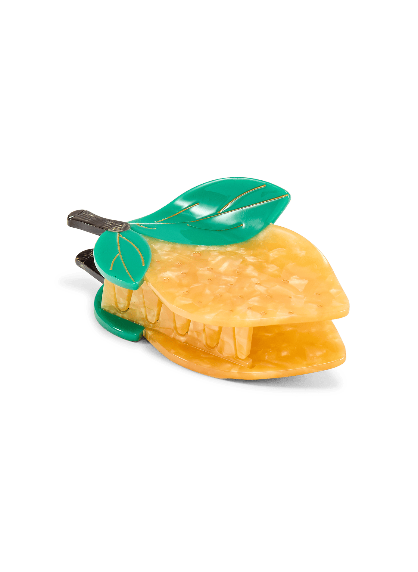 Pince à cheveux citron AU PRINTEMPS PARIS Jaune