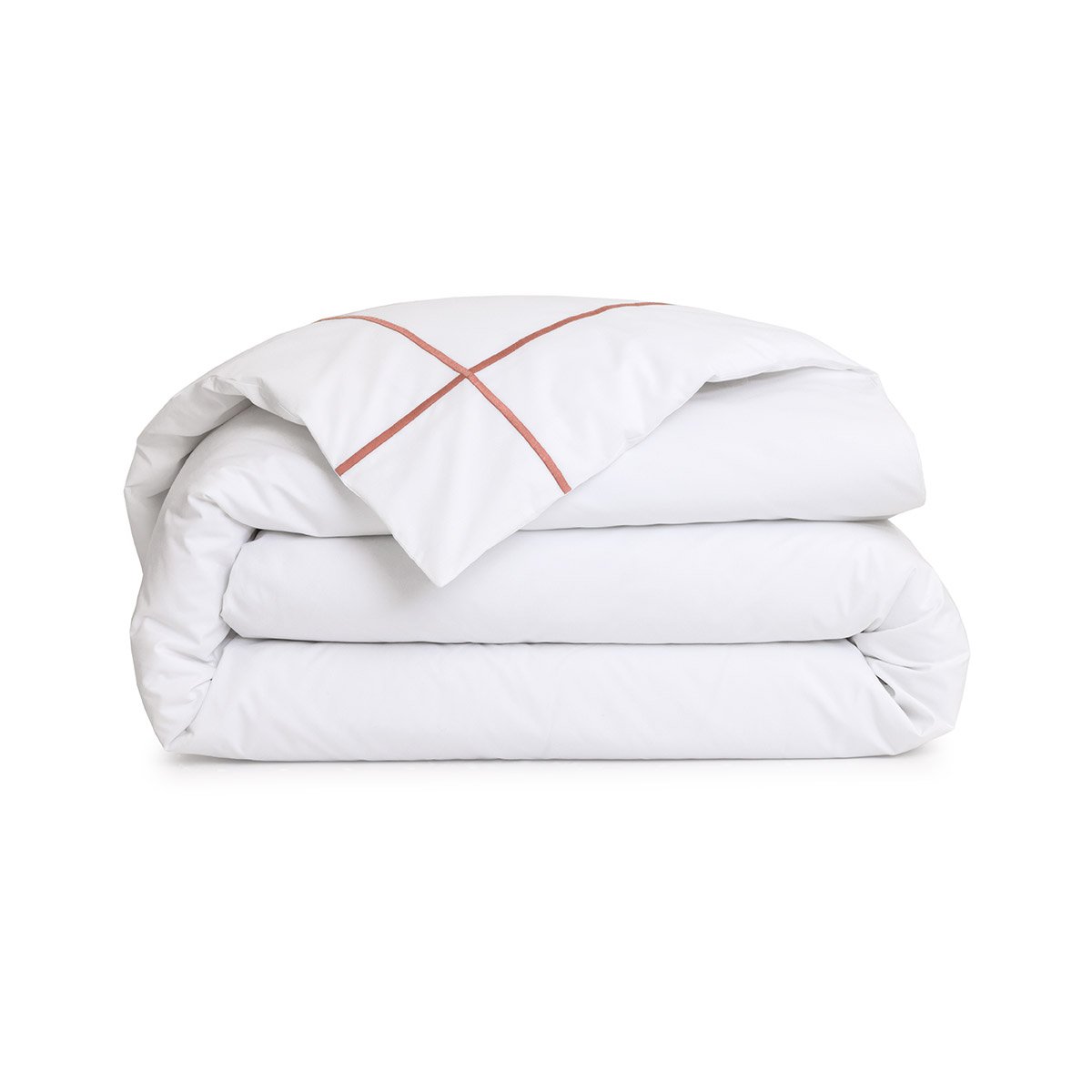 Housse de couette en percale de coton, athéna  Santal
