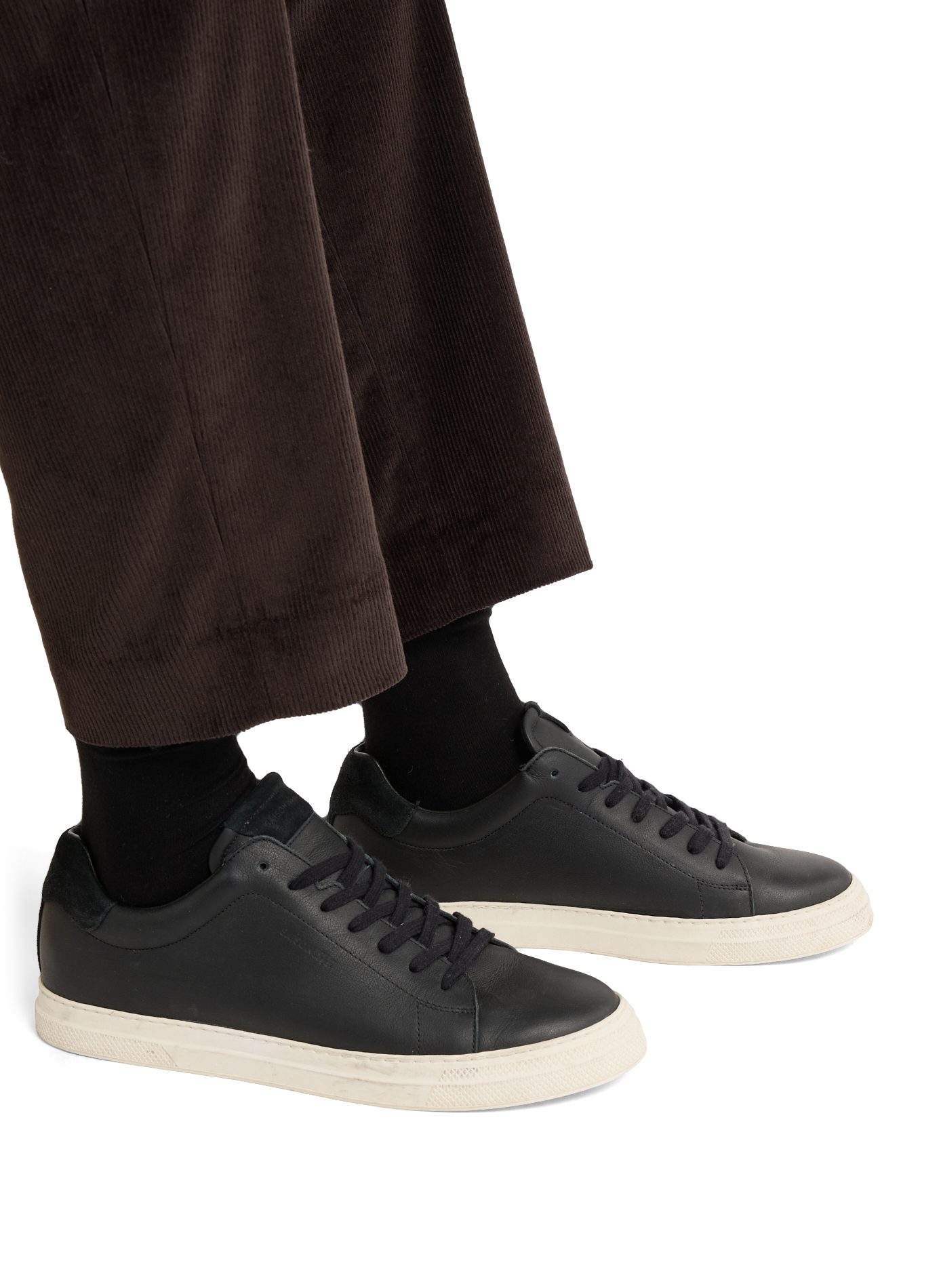 Baskets Carly en cuir SAISON 1865 Noir
