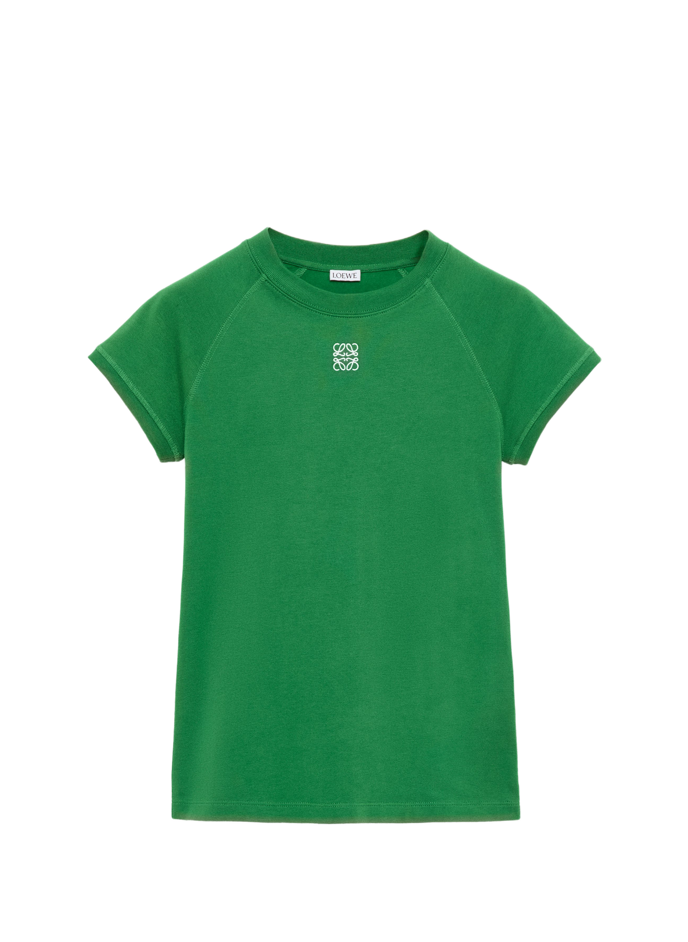 T-shirt ajusté en coton mélangé LOEWE Vert